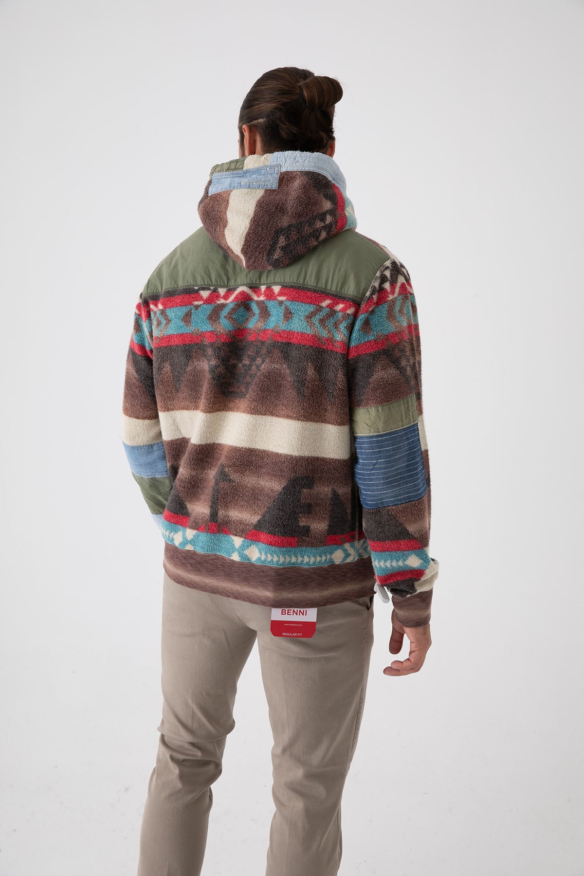 Polo Ralph Lauren Etnik Desenli İçi Polarlı Sweatshirt-Libas Trendy Fashion Store