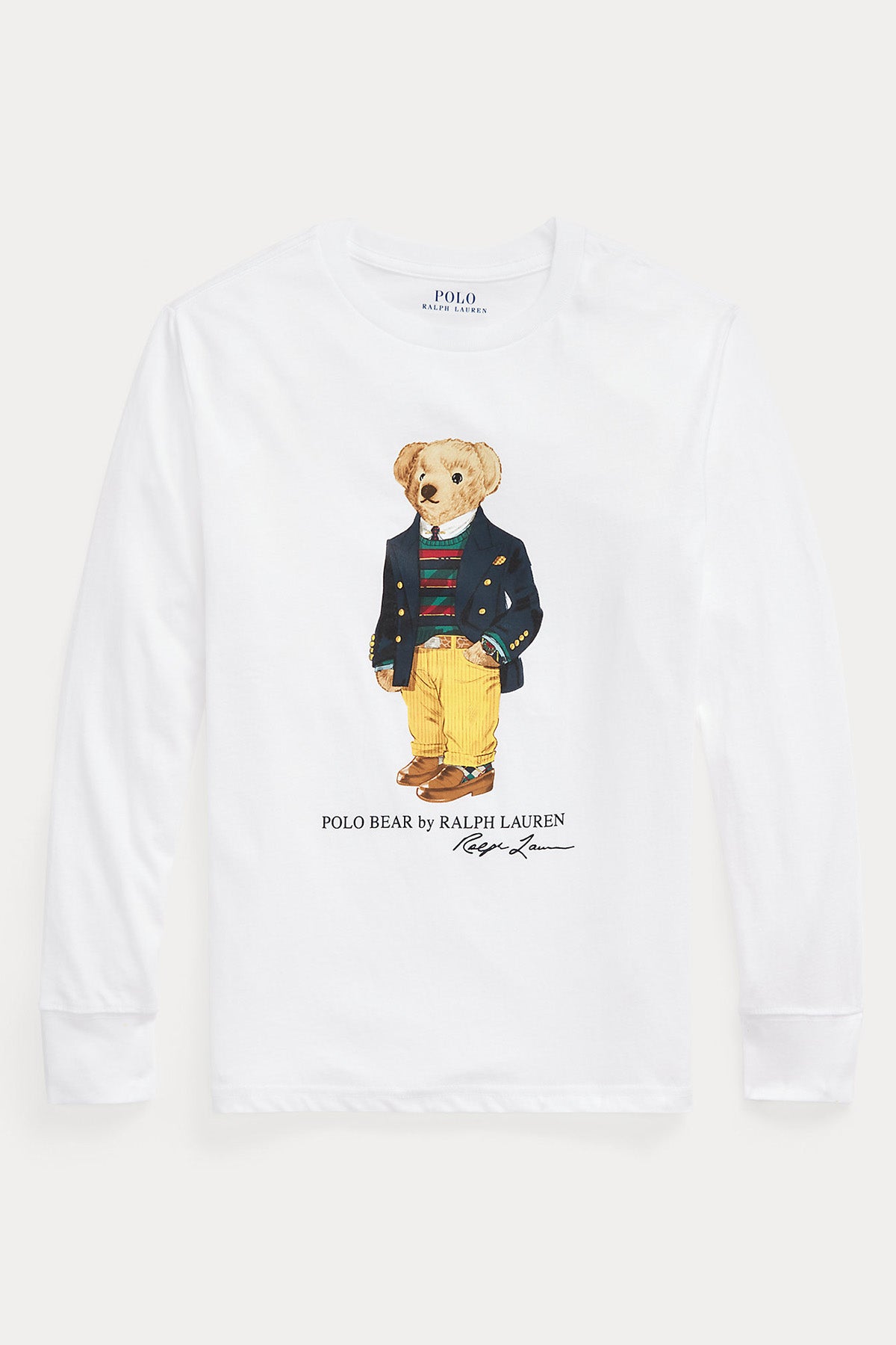 Polo Ralph Lauren Kids S-L Beden Erkek Çocuk Polo Bear Uzun Kollu T-shirt-Libas Trendy Fashion Store