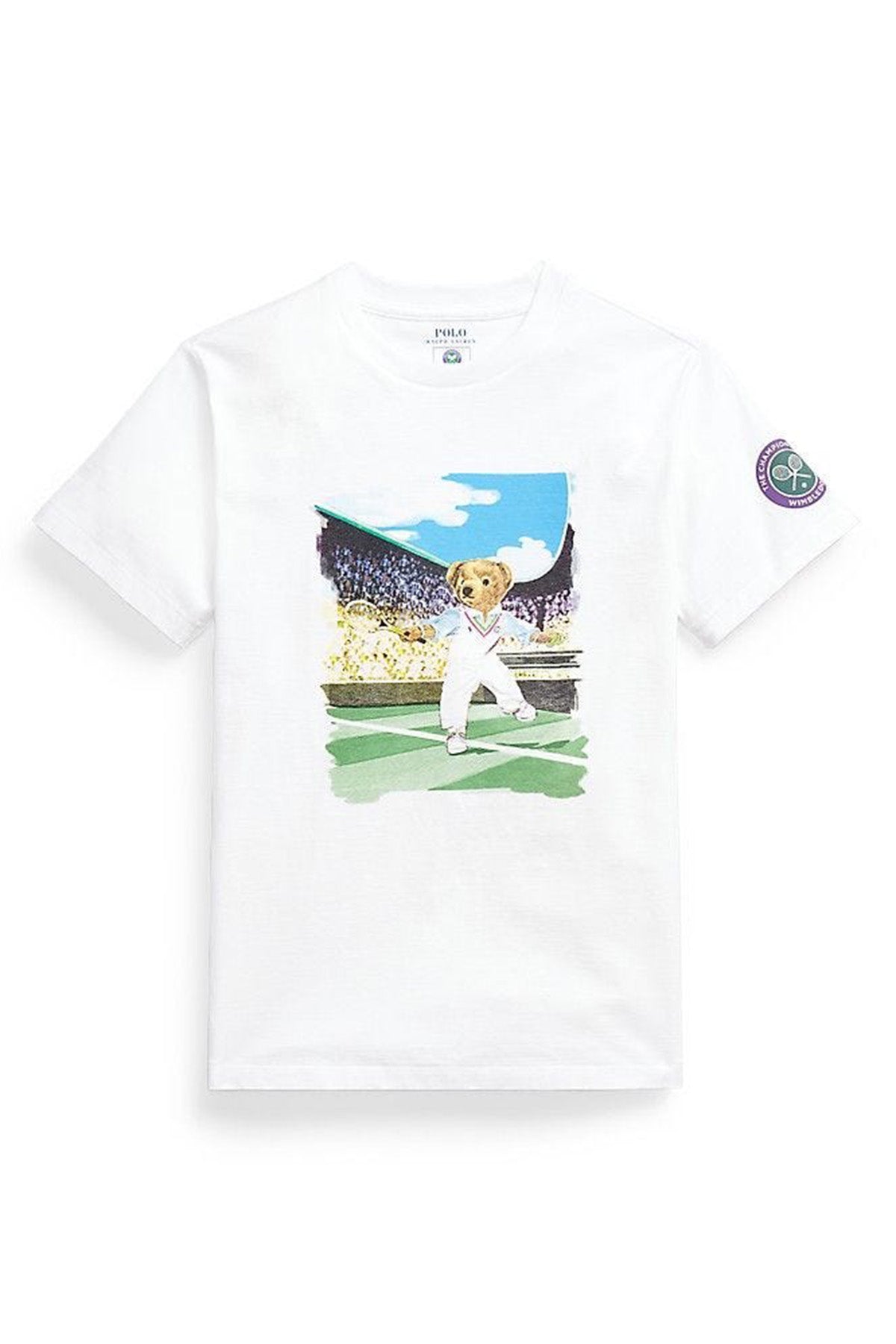 Polo Ralph Lauren Kids S-L Beden Erkek Çocuk Polo Bear Wimbledon T-shirt-Libas Trendy Fashion Store