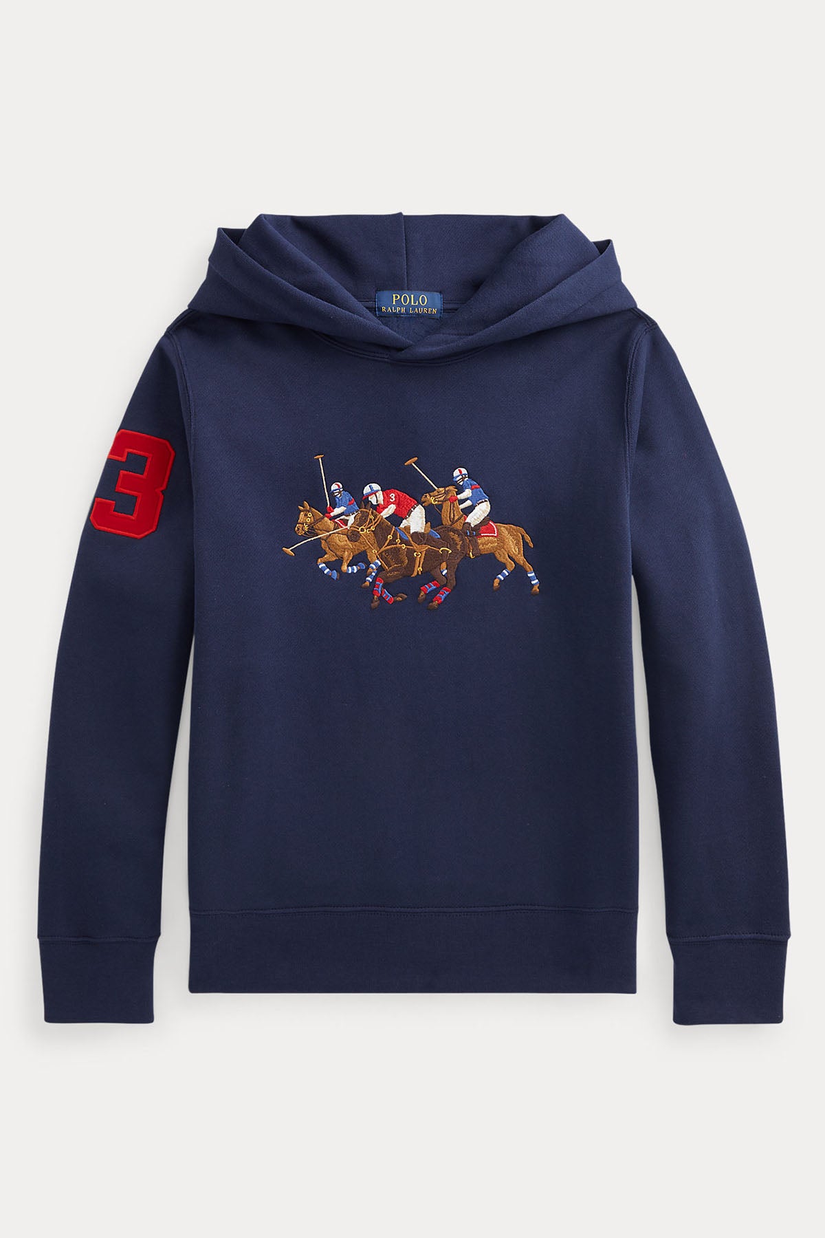 Polo Ralph Lauren Kids S-L Beden Erkek Çocuk Triple Pony Kapüşonlu Sweatshirt-Libas Trendy Fashion Store