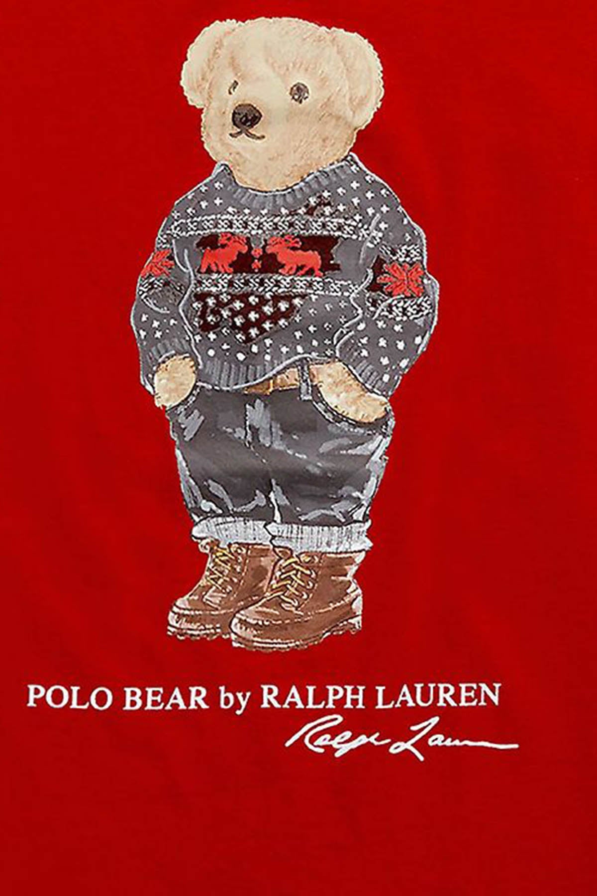 Polo Ralph Lauren Kids 2-4 Yaş Erkek Çocuk Polo Bear T-shirt-Libas Trendy Fashion Store