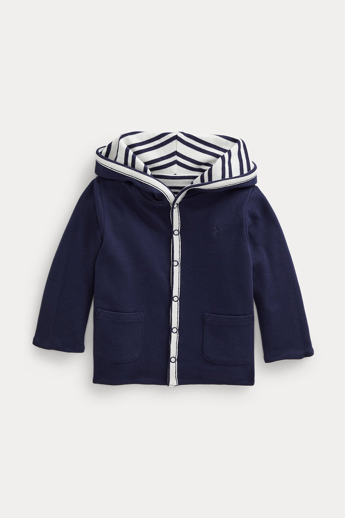 Polo Ralph Lauren Kids 6-12 Ay Erkek Bebek Çift Taraflı Sweatshirt Ceket-Libas Trendy Fashion Store