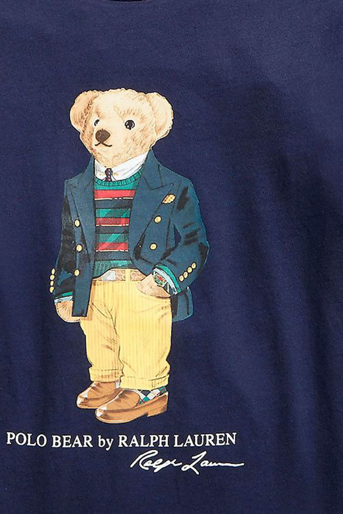 Polo Ralph Lauren Kids S-L Beden Erkek Çocuk Polo Bear Uzun Kollu T-shirt-Libas Trendy Fashion Store