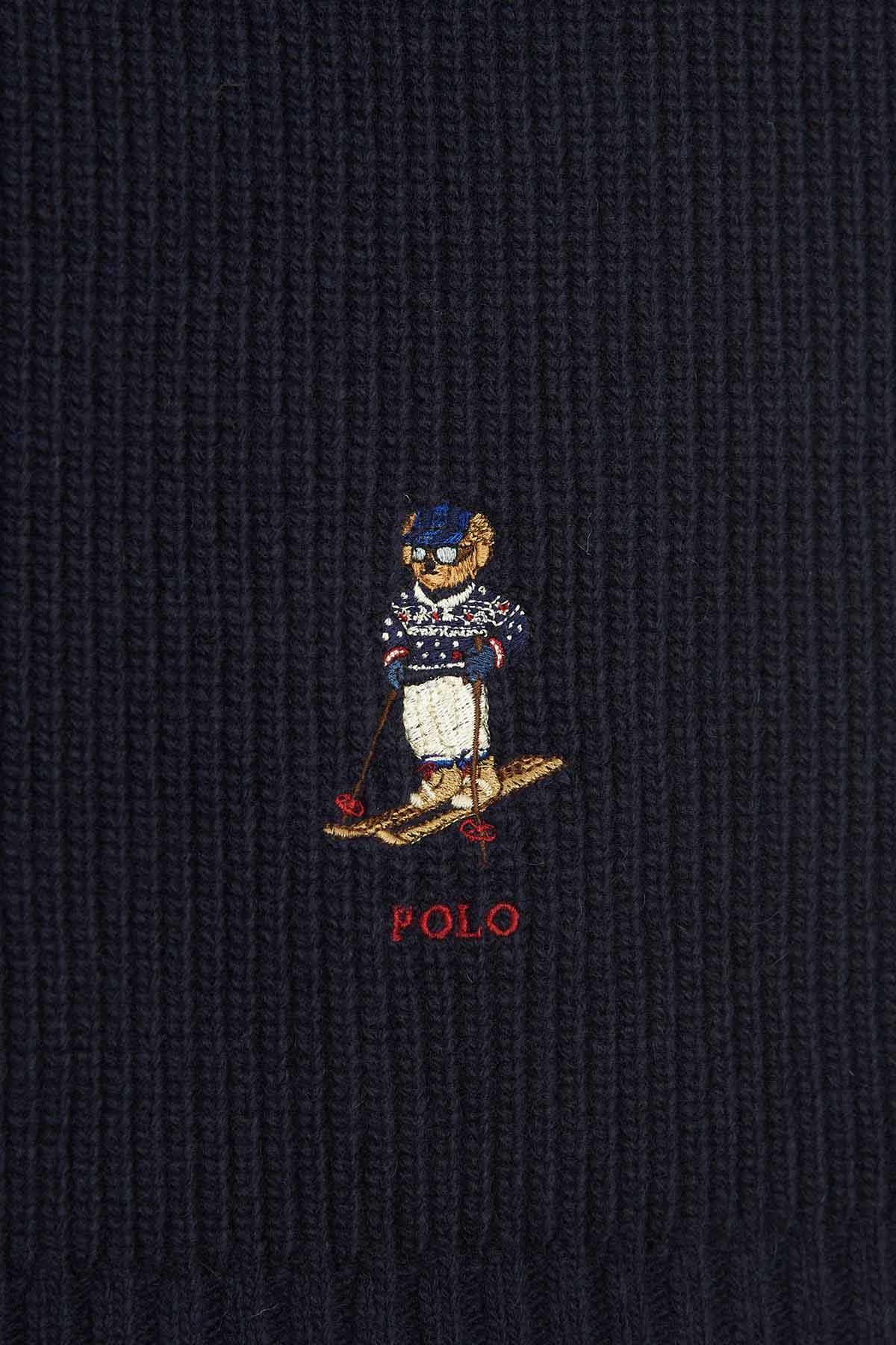 Polo Ralph Lauren Unisex Polo Bear Örgü Atkı-Libas Trendy Fashion Store