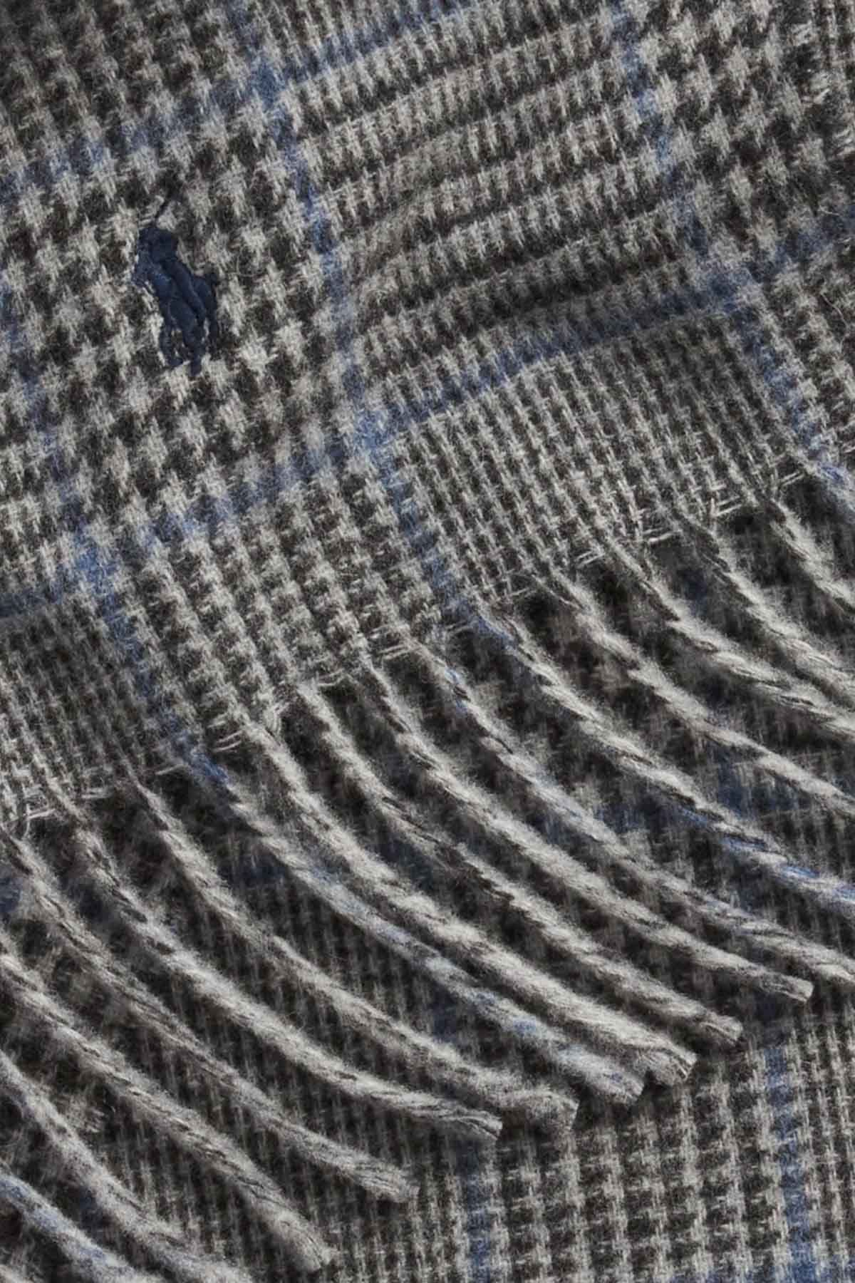 Polo Ralph Lauren Piye Dö Pul Püsküllü Yün Atkı-Libas Trendy Fashion Store