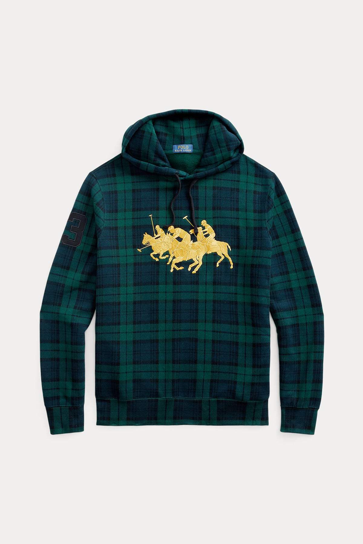 Polo Ralph Lauren Ekoseli Triple Pony Kapüşonlu Sweatshirt-Libas Trendy Fashion Store