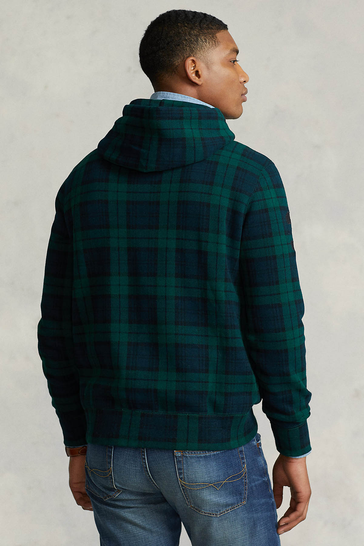 Polo Ralph Lauren Ekoseli Triple Pony Kapüşonlu Sweatshirt-Libas Trendy Fashion Store