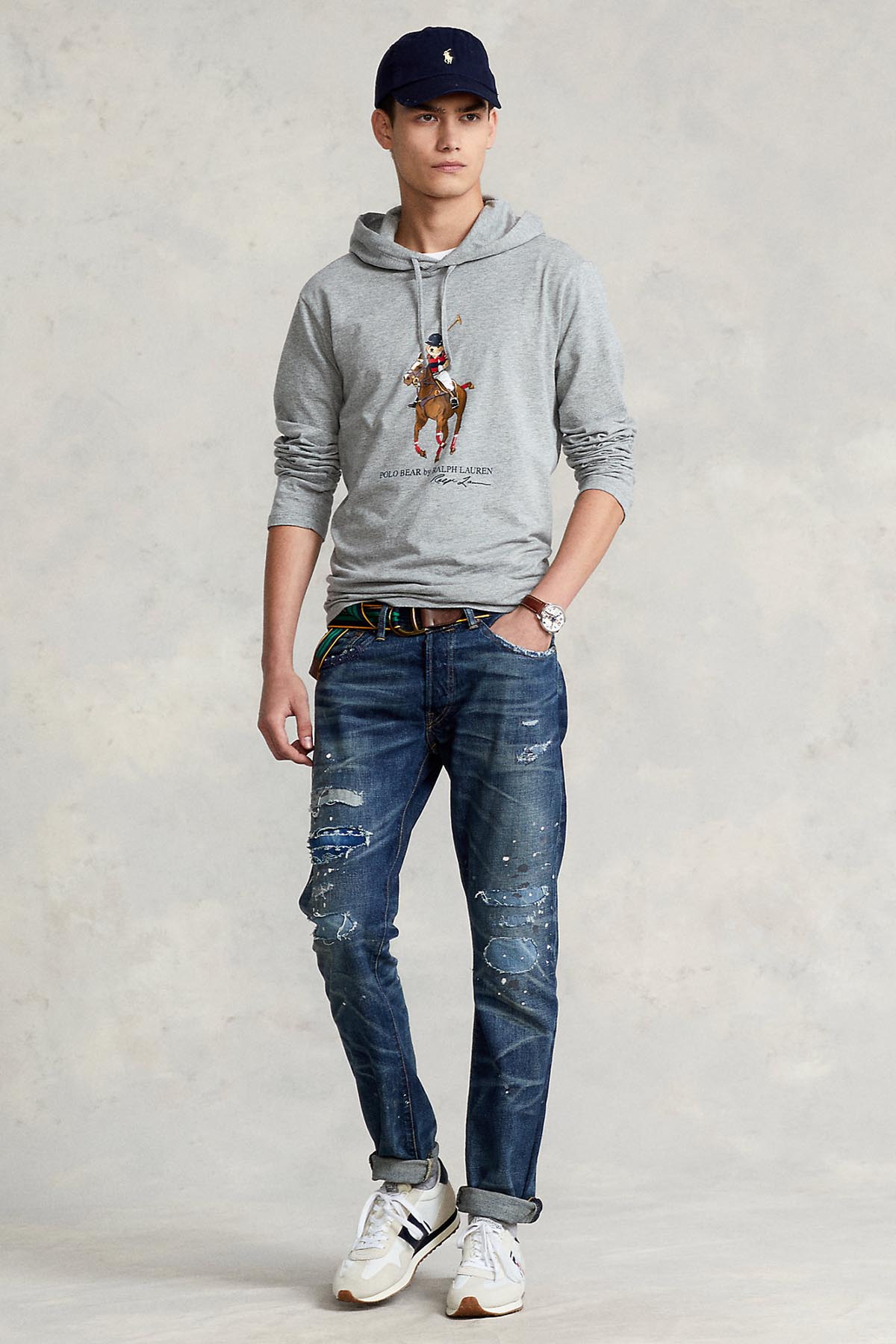 Polo Ralph Lauren Polo Bear Kapüşonlu İnce Sweatshirt-Libas Trendy Fashion Store