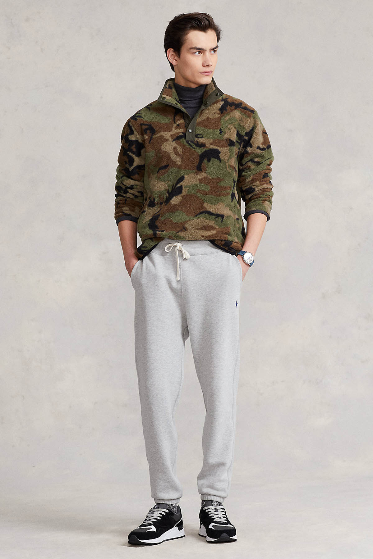 Polo Ralph Lauren Kamuflaj Polar Sweatshirt-Libas Trendy Fashion Store