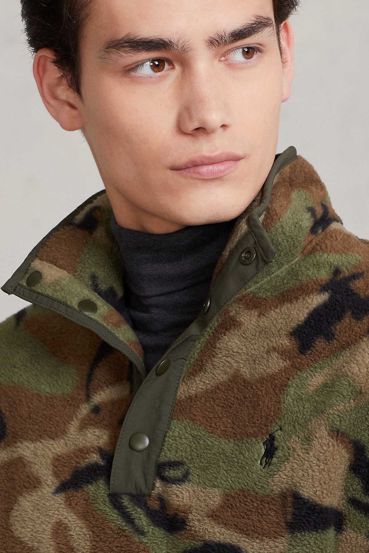 Polo Ralph Lauren Kamuflaj Polar Sweatshirt-Libas Trendy Fashion Store