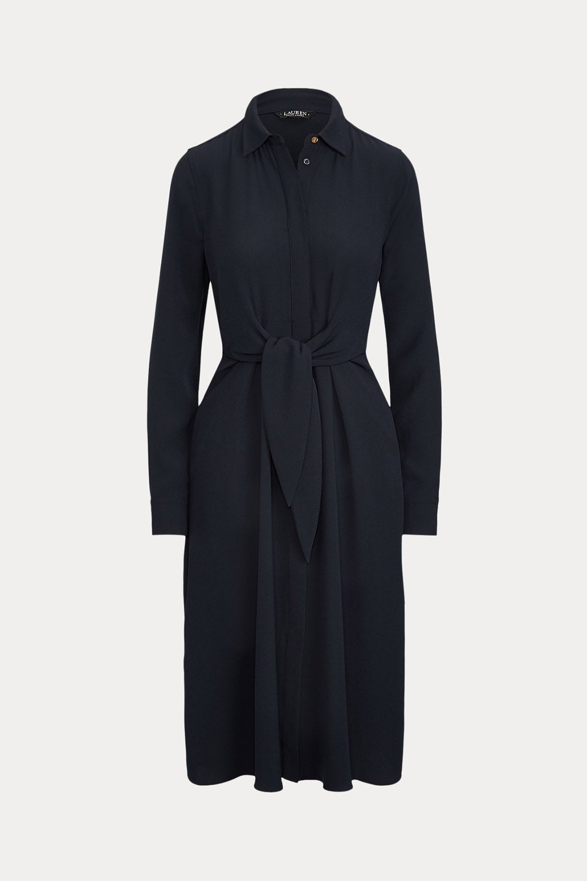 Polo Ralph Lauren Belden Kuşaklı Midi Elbise-Libas Trendy Fashion Store