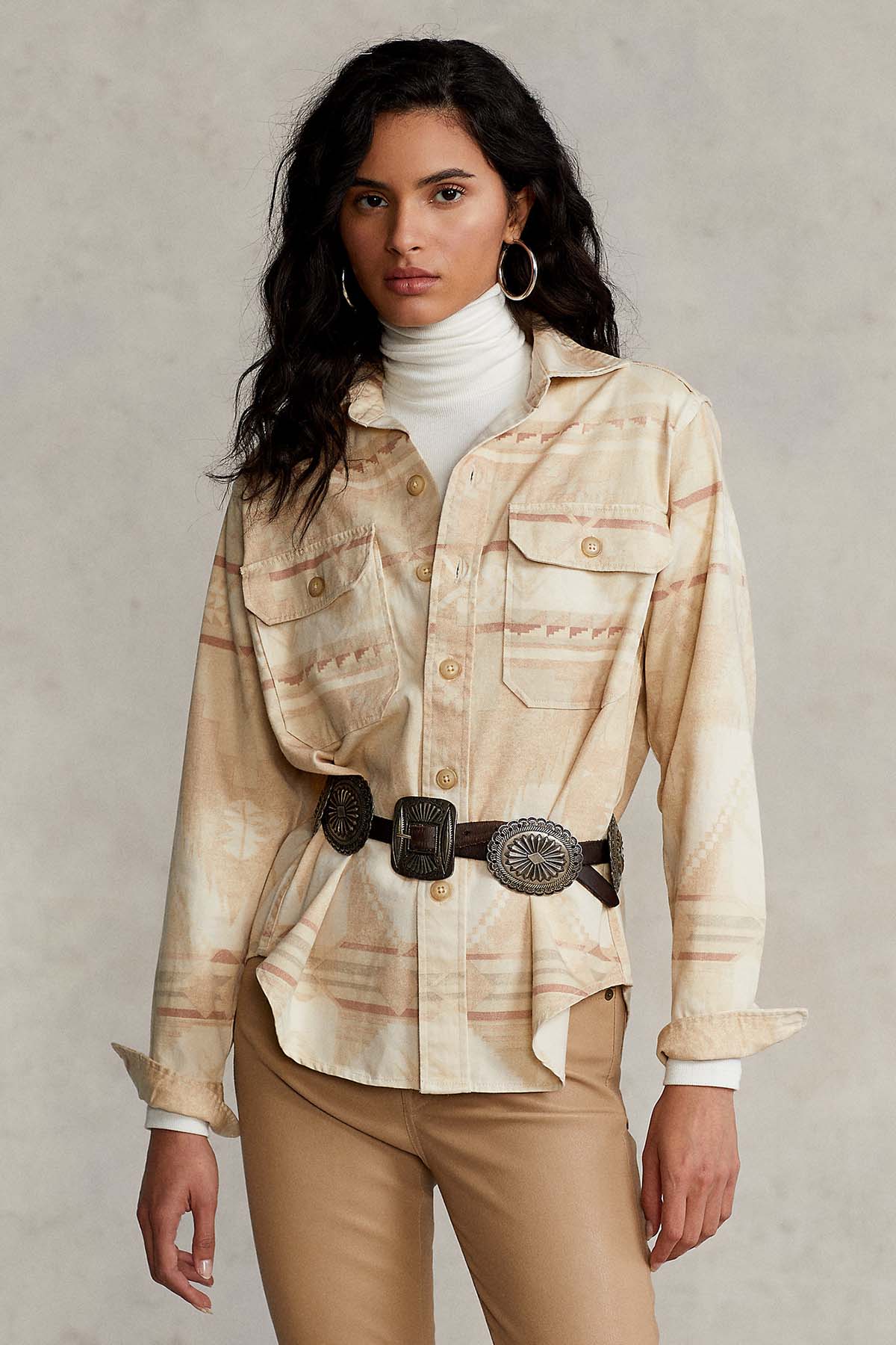 Polo Ralph Lauren Etnik Desenli Gömlek-Libas Trendy Fashion Store