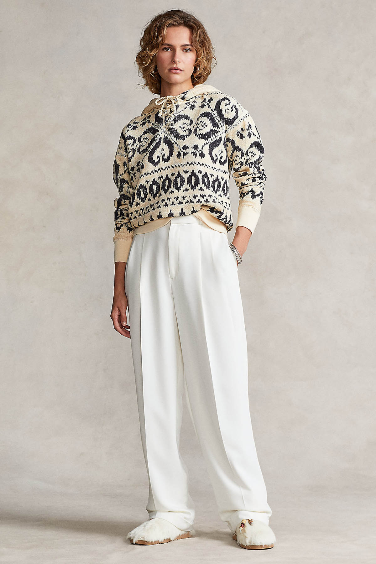 Polo Ralph Lauren Kapüşonlu Desenli Sweatshirt-Libas Trendy Fashion Store