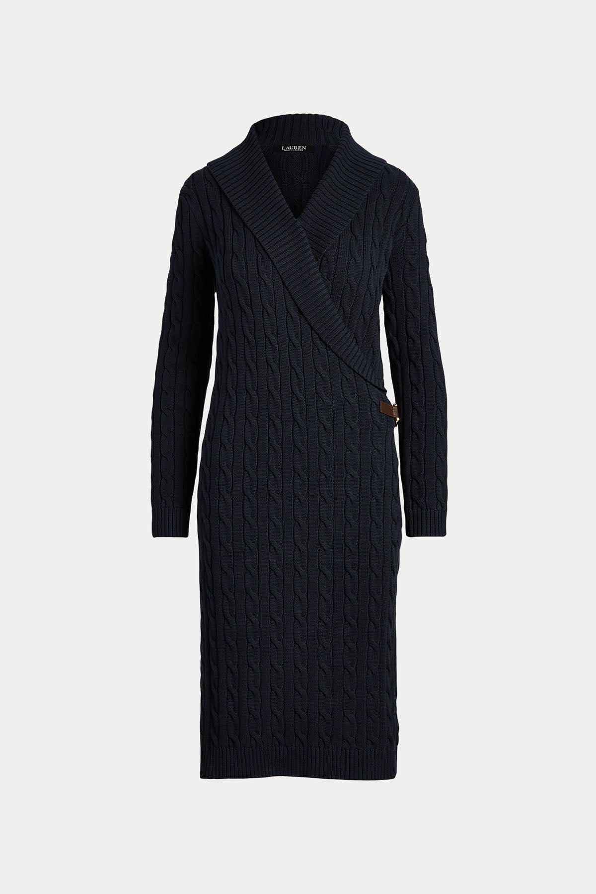 Polo Ralph Lauren Saç Örgü Şal Yaka Triko Elbise-Libas Trendy Fashion Store