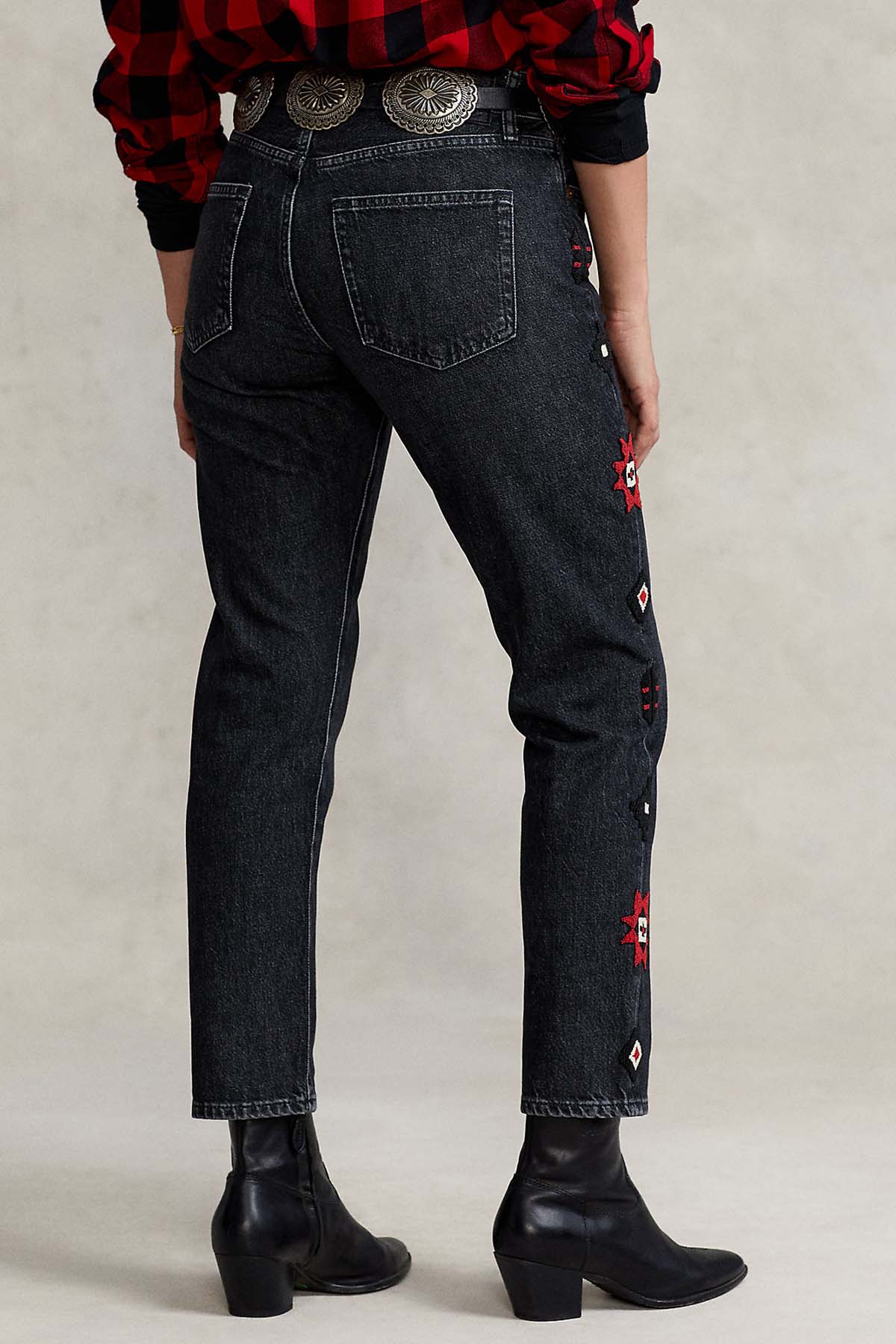 Polo Ralph Lauren Boyfriend Fit Nakış Detaylı Jeans-Libas Trendy Fashion Store