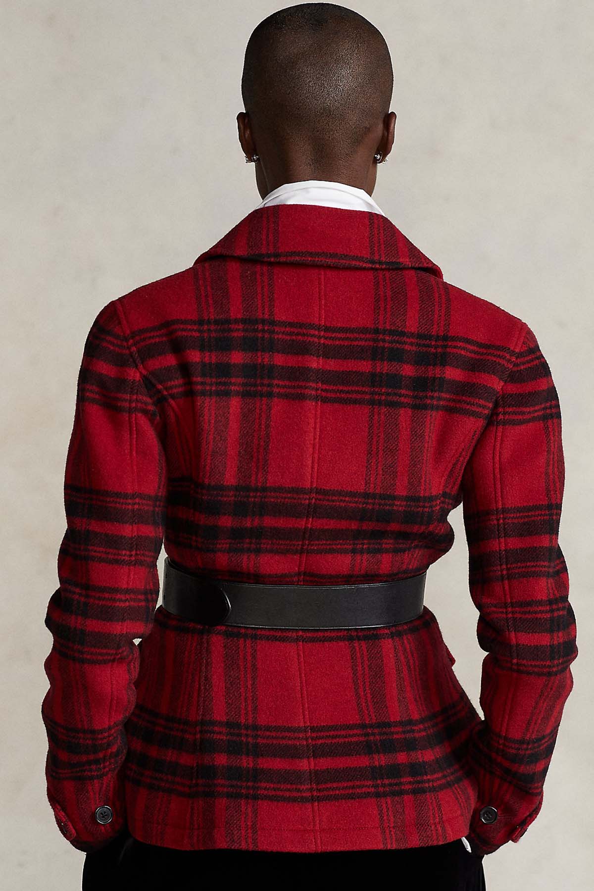 Polo Ralph Lauren Cep Detaylı Ekose Yün Ceket-Libas Trendy Fashion Store