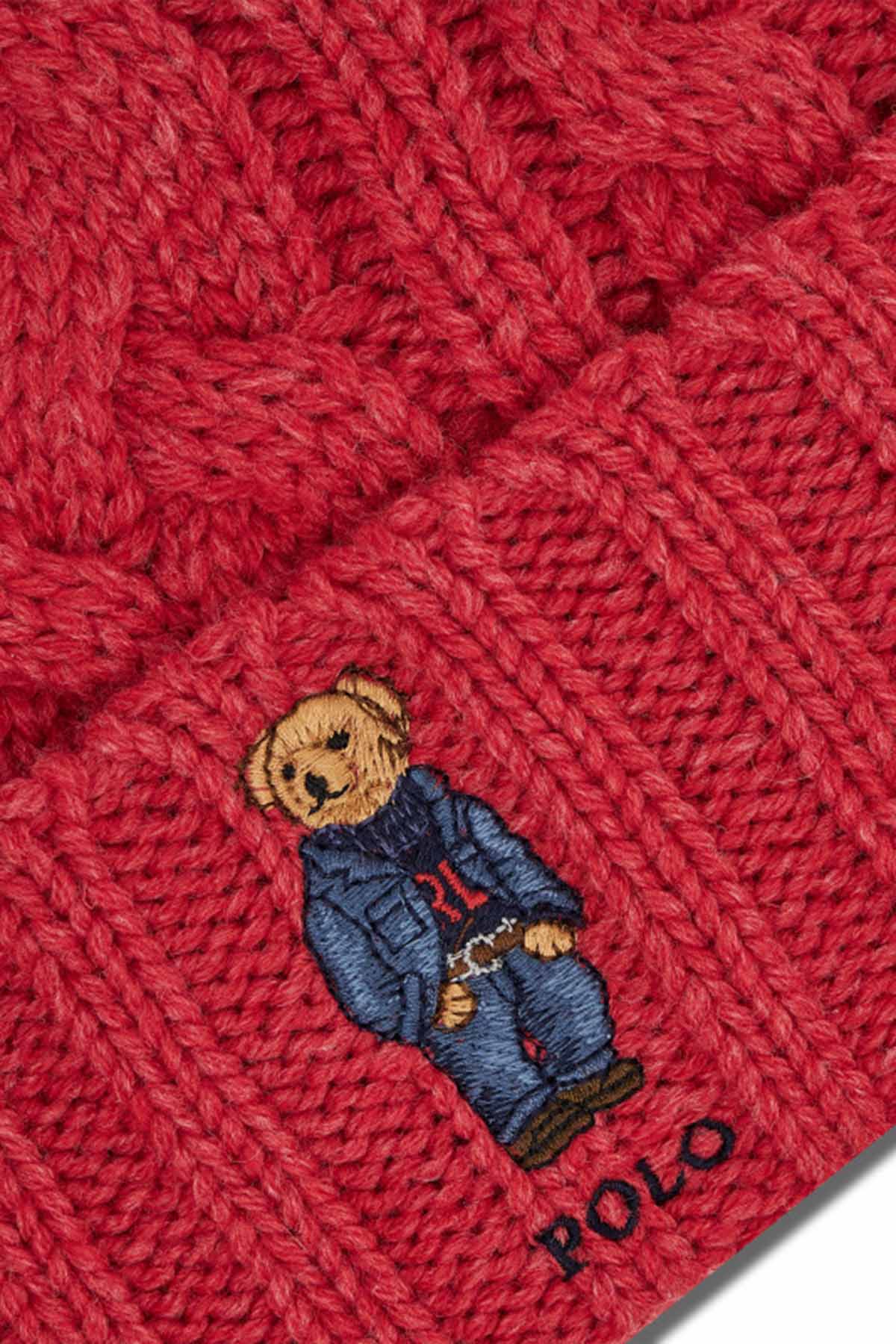 Polo Ralph Lauren Saç Örgü Polo Bear Bere-Libas Trendy Fashion Store