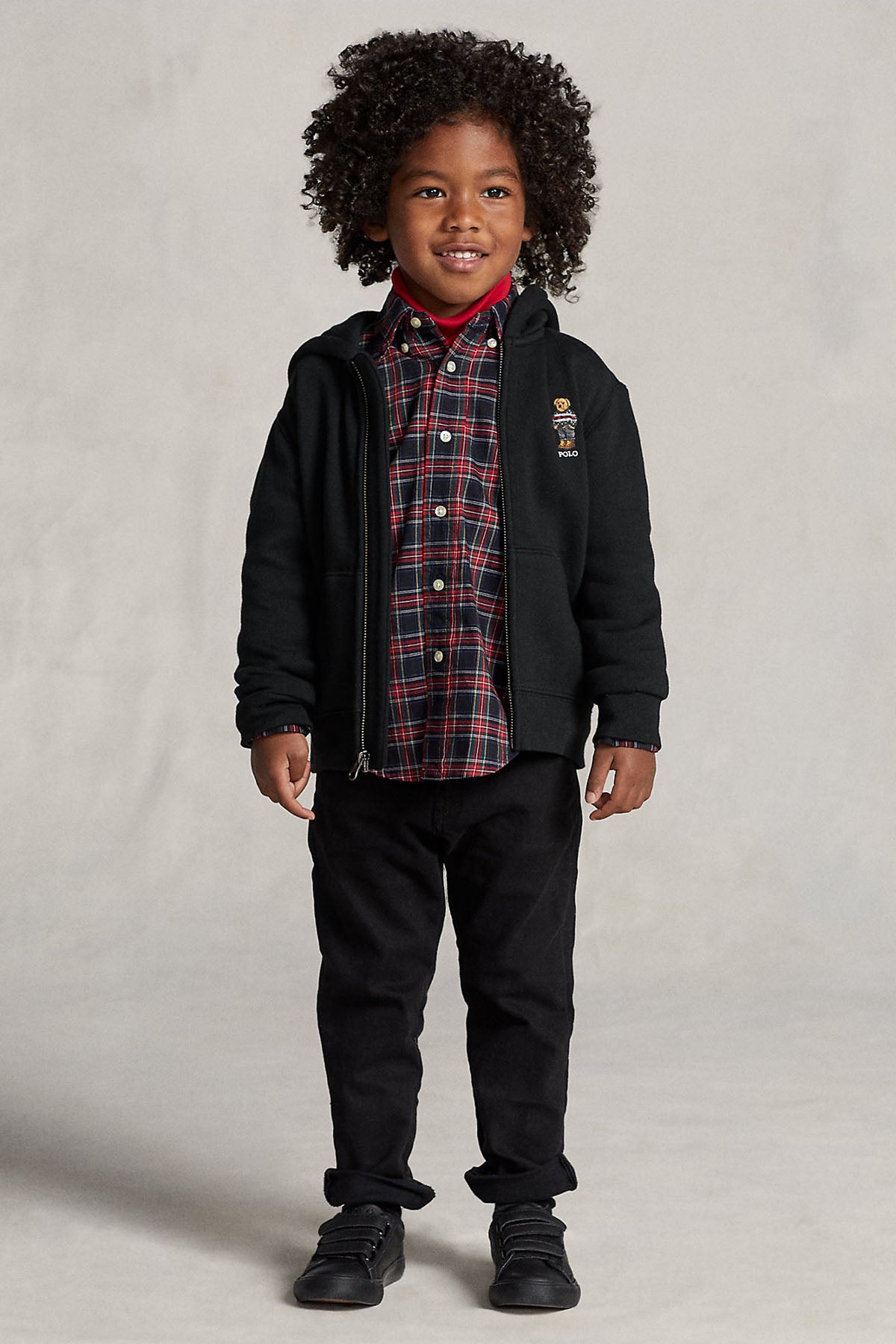 Polo Ralph Lauren Kids 5-7 Yaş Erkek Çocuk Polo Bear Sweatshirt Ceket-Libas Trendy Fashion Store