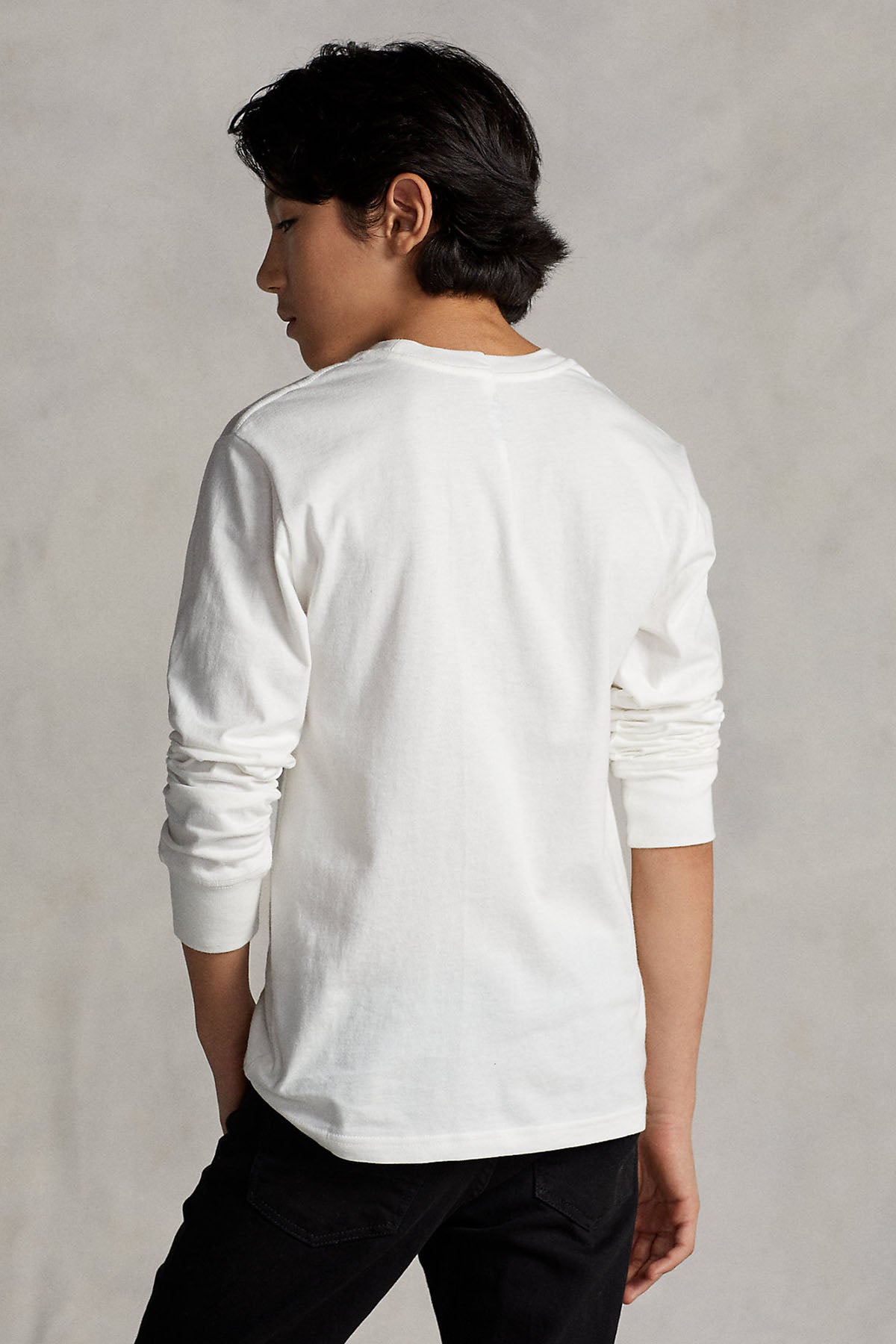 Polo Ralph Lauren Kids S-L Beden Erkek Çocuk Polo Bear Uzun Kollu T-shirt-Libas Trendy Fashion Store