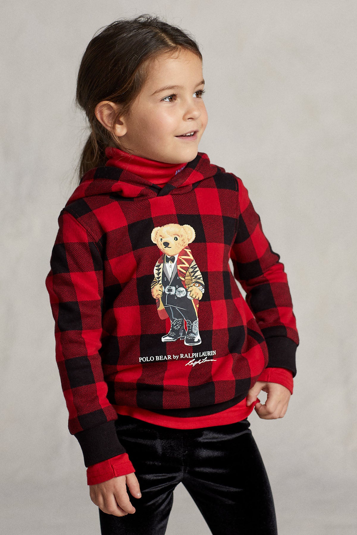 Polo Ralph Lauren Kids 2-4 Yaş Kız Çocuk Polo Bear Sweatshirt-Libas Trendy Fashion Store