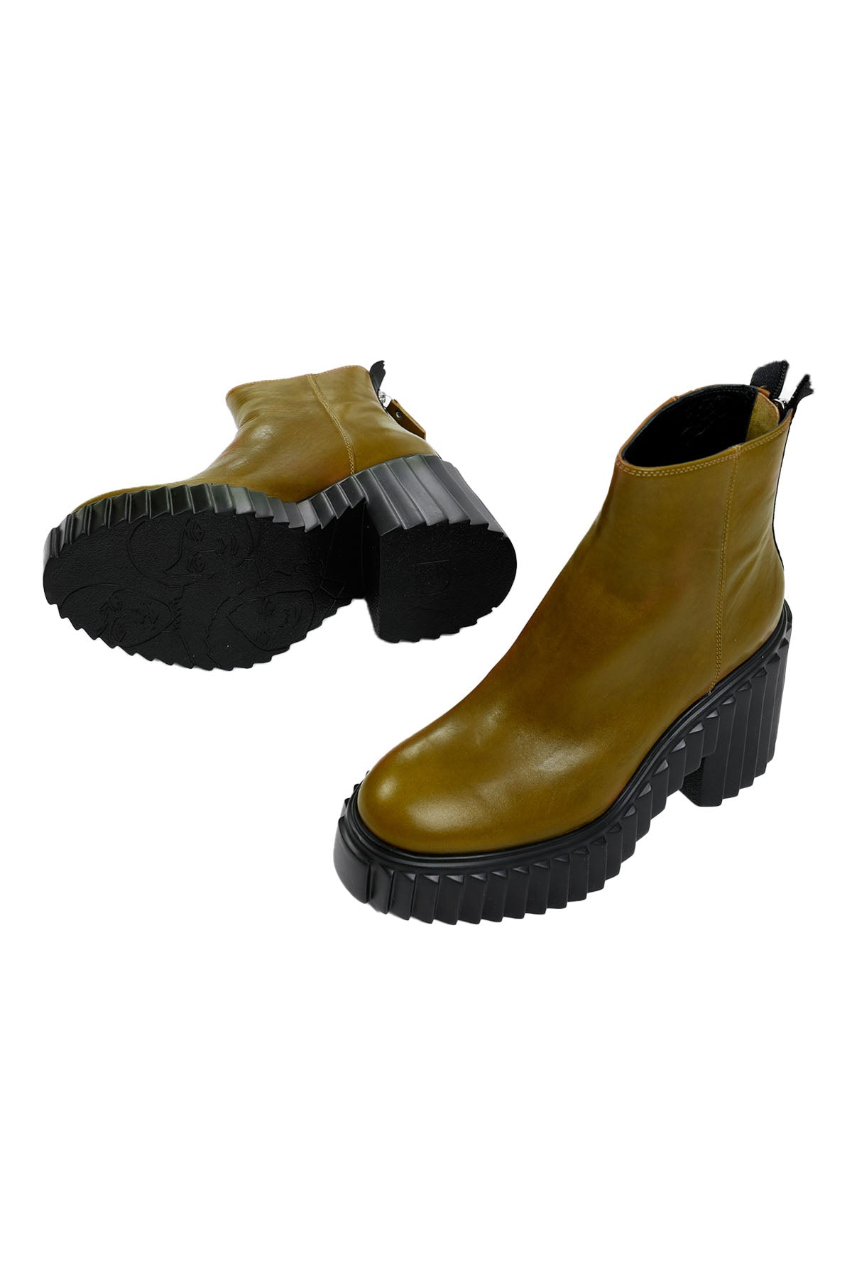 Agl Tiggy Fermuarlı Deri Bot-Libas Trendy Fashion Store