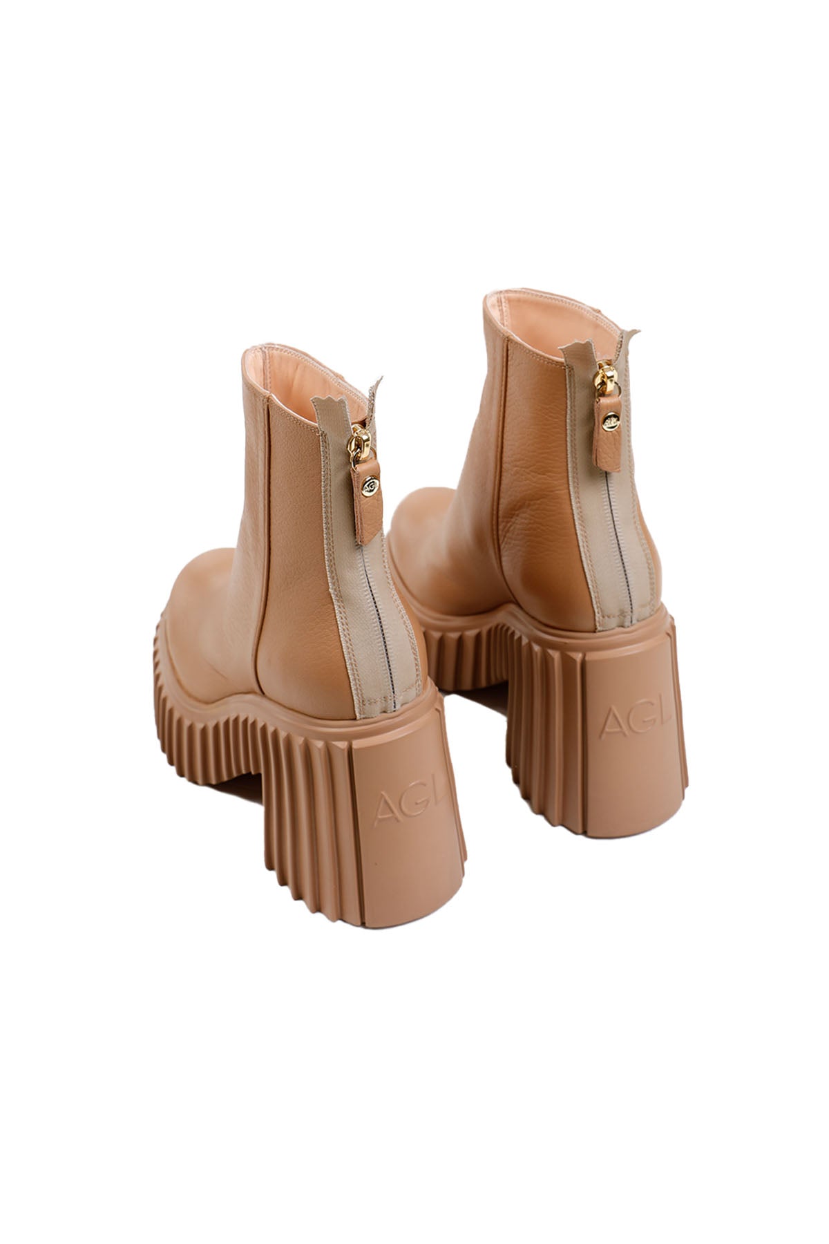 Agl Tiggy Fermuarlı Deri Bot-Libas Trendy Fashion Store