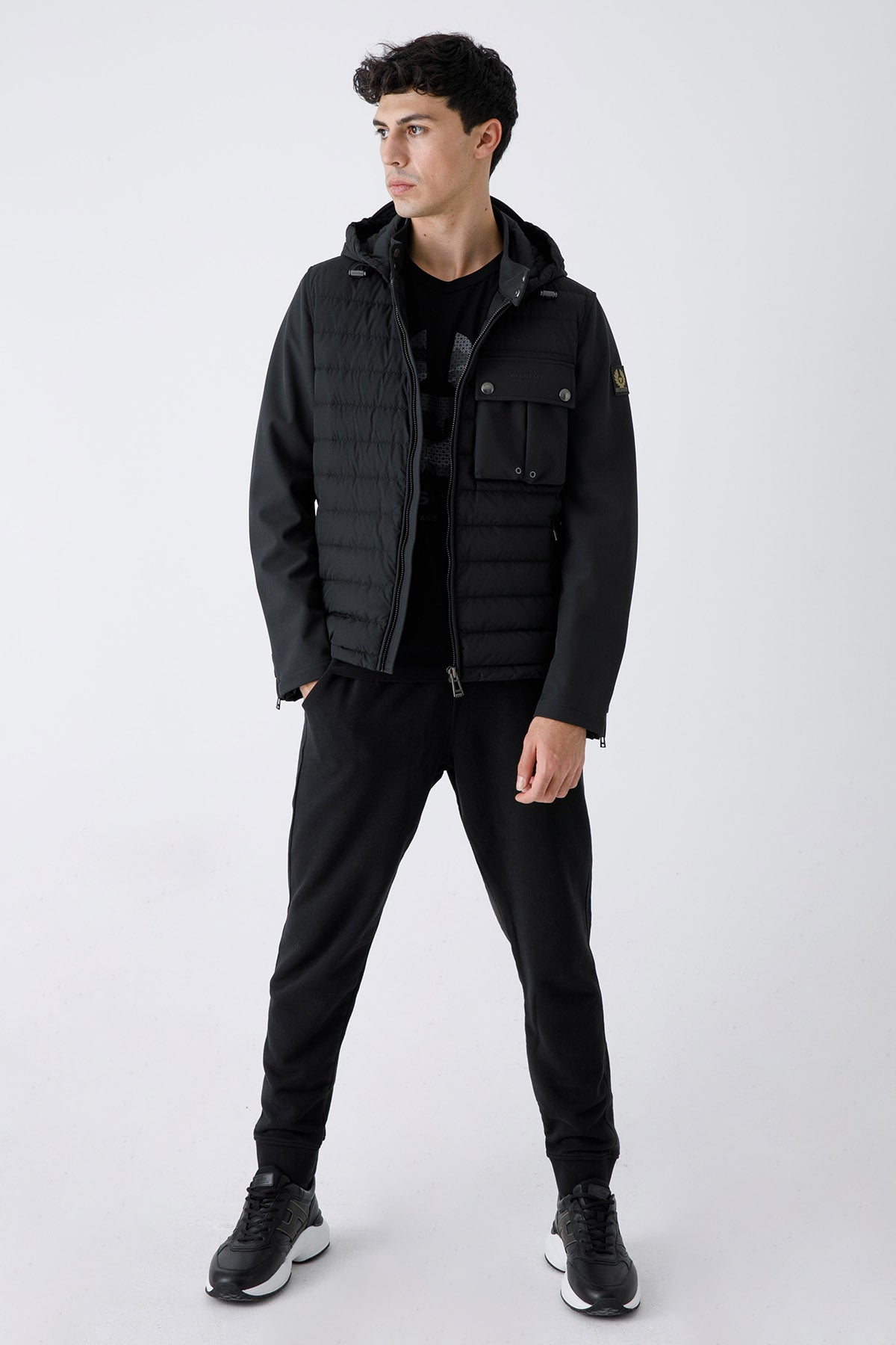 Belstaff Wing Dolgulu Kapüşonlu Hibrid Ceket-Libas Trendy Fashion Store