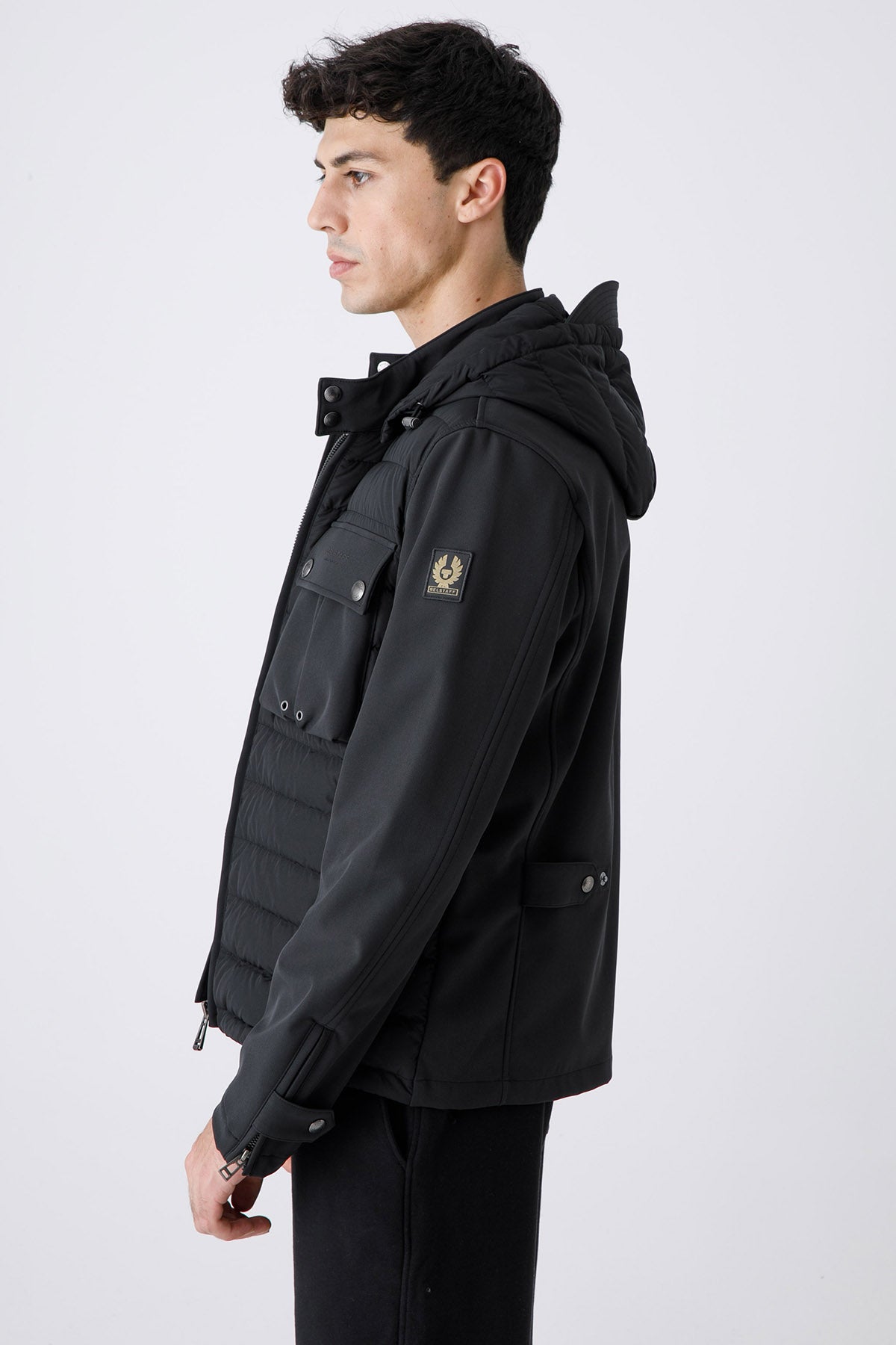 Belstaff Wing Dolgulu Kapüşonlu Hibrid Ceket-Libas Trendy Fashion Store