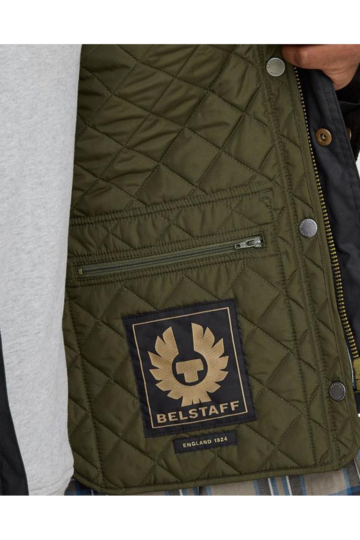 Belstaff Waistcoat Kapitone Yelek-Libas Trendy Fashion Store