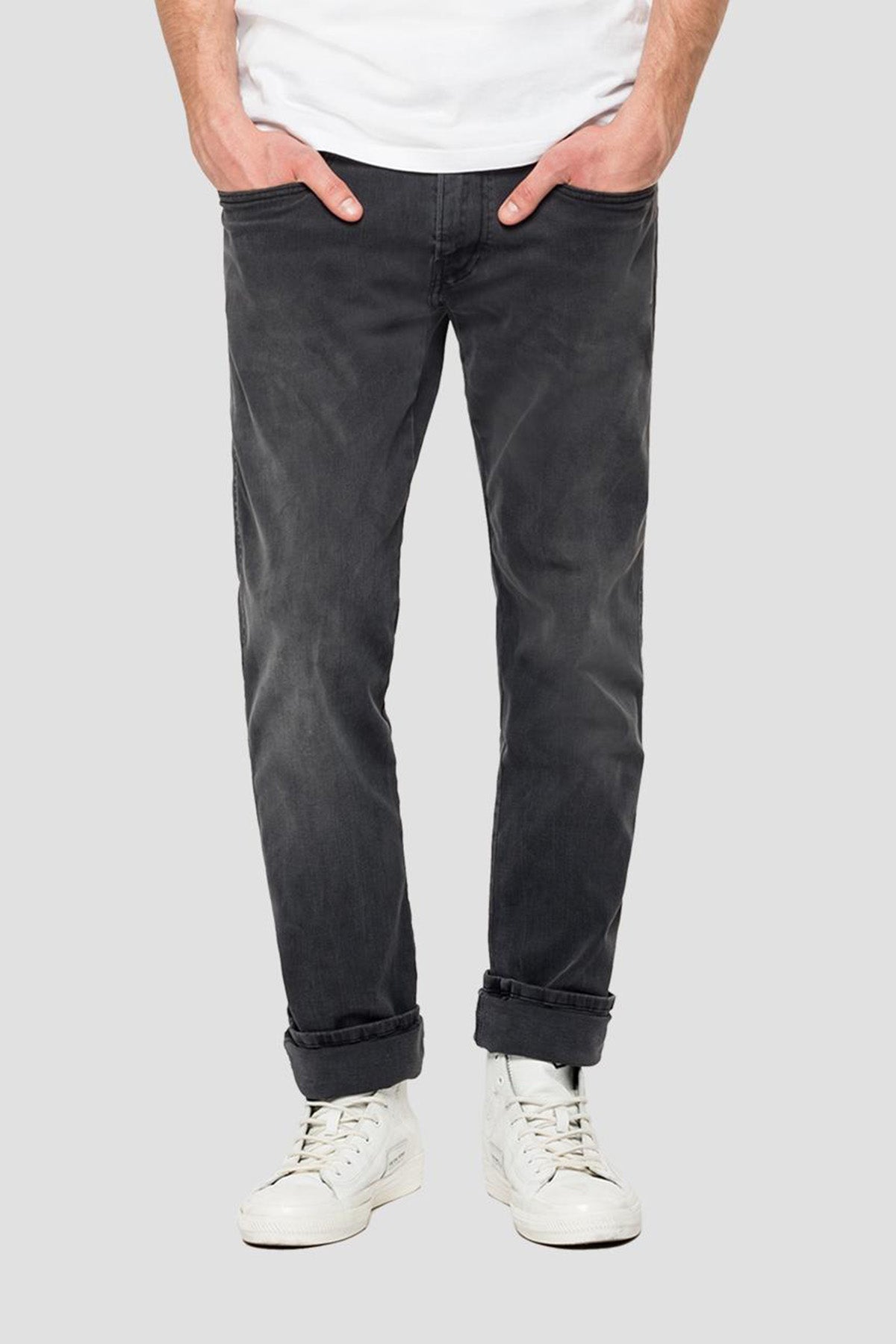 Replay Re-Used Hyperflex Anbass Slim Fit Jeans-Libas Trendy Fashion Store