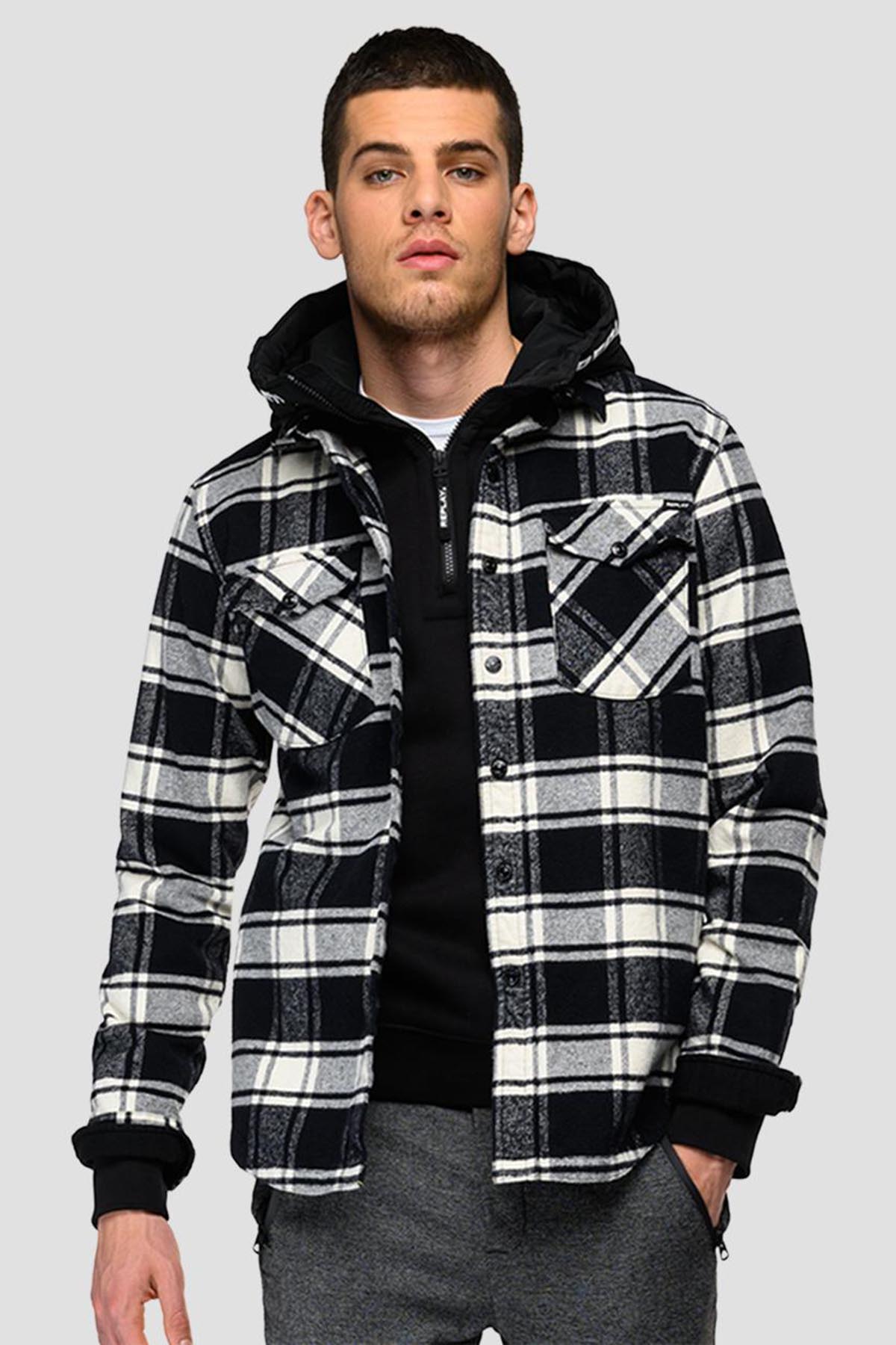 Replay Rahat Kesim Ekoseli Gömlek Ceket-Libas Trendy Fashion Store