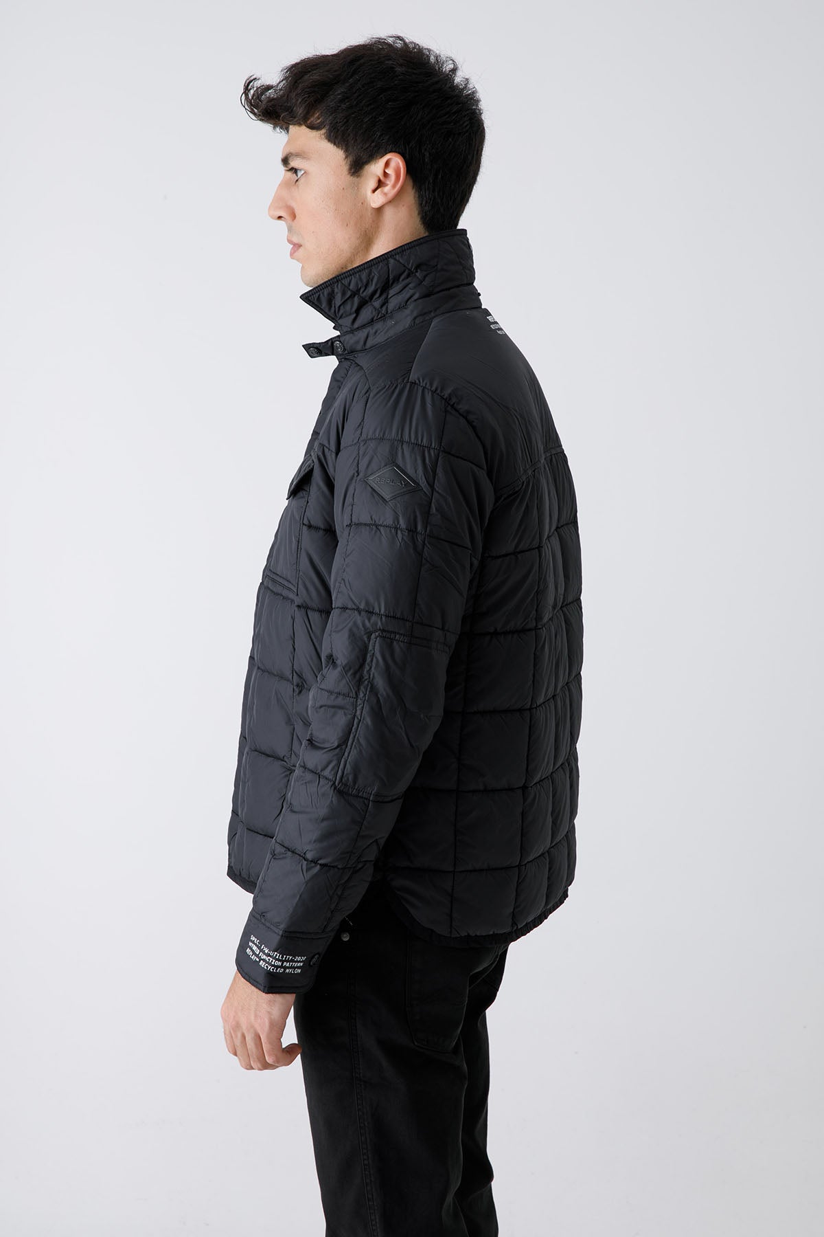 Replay Cep Detaylı İnce Puffer Mont-Libas Trendy Fashion Store