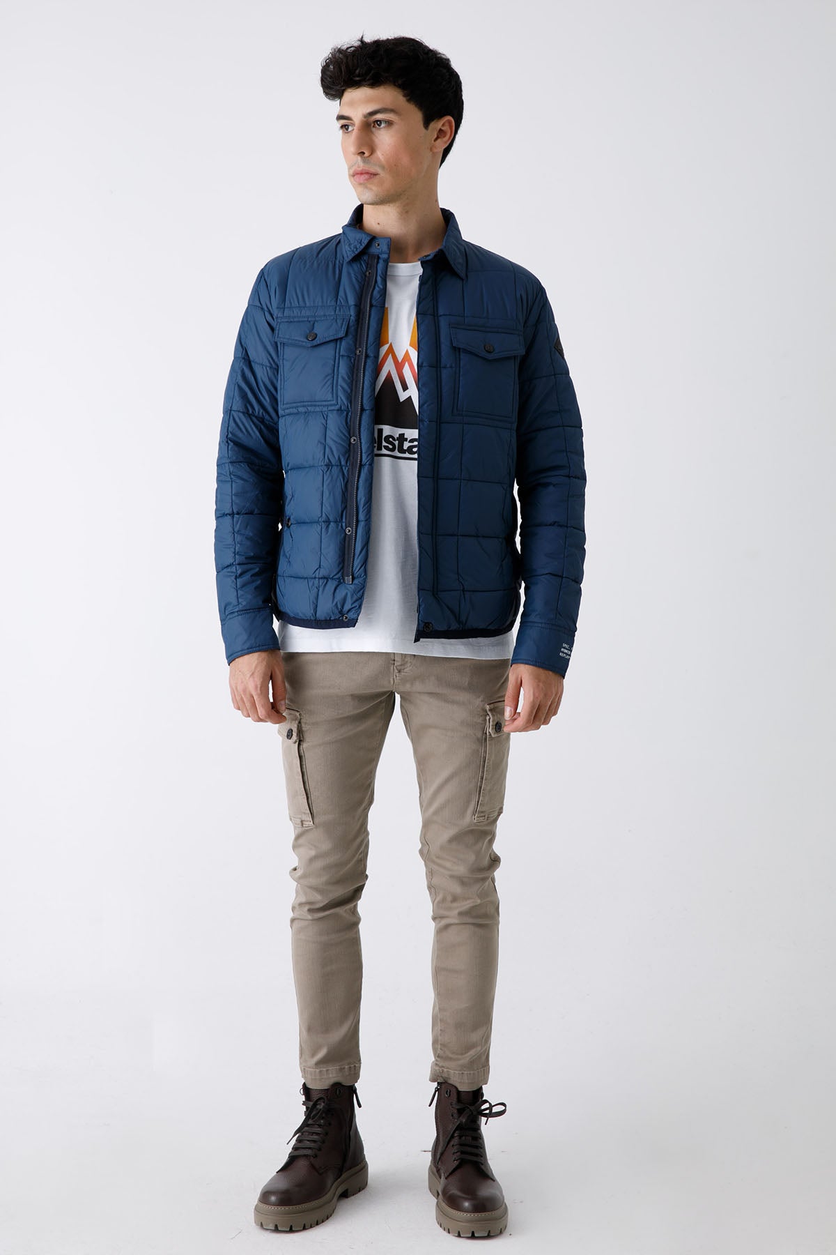 Replay Cep Detaylı İnce Puffer Ceket-Libas Trendy Fashion Store