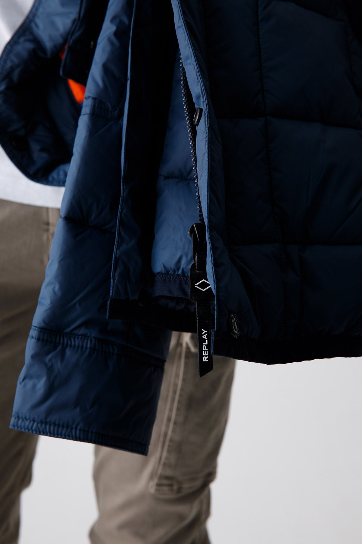 Replay Cep Detaylı İnce Puffer Ceket-Libas Trendy Fashion Store