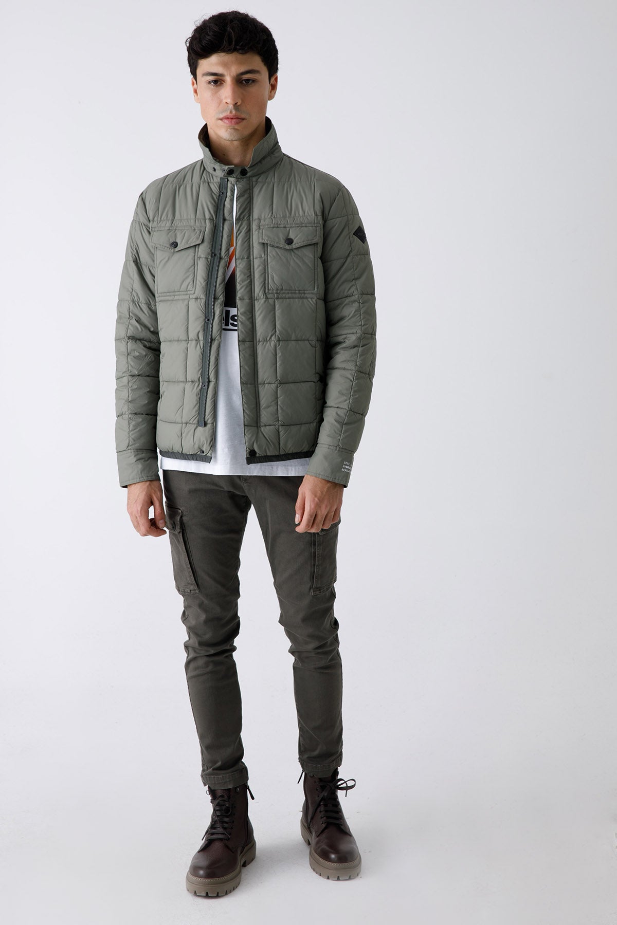 Replay Jaan Hyperflex X-Lite Slim Fit Kargo Pantolon-Libas Trendy Fashion Store