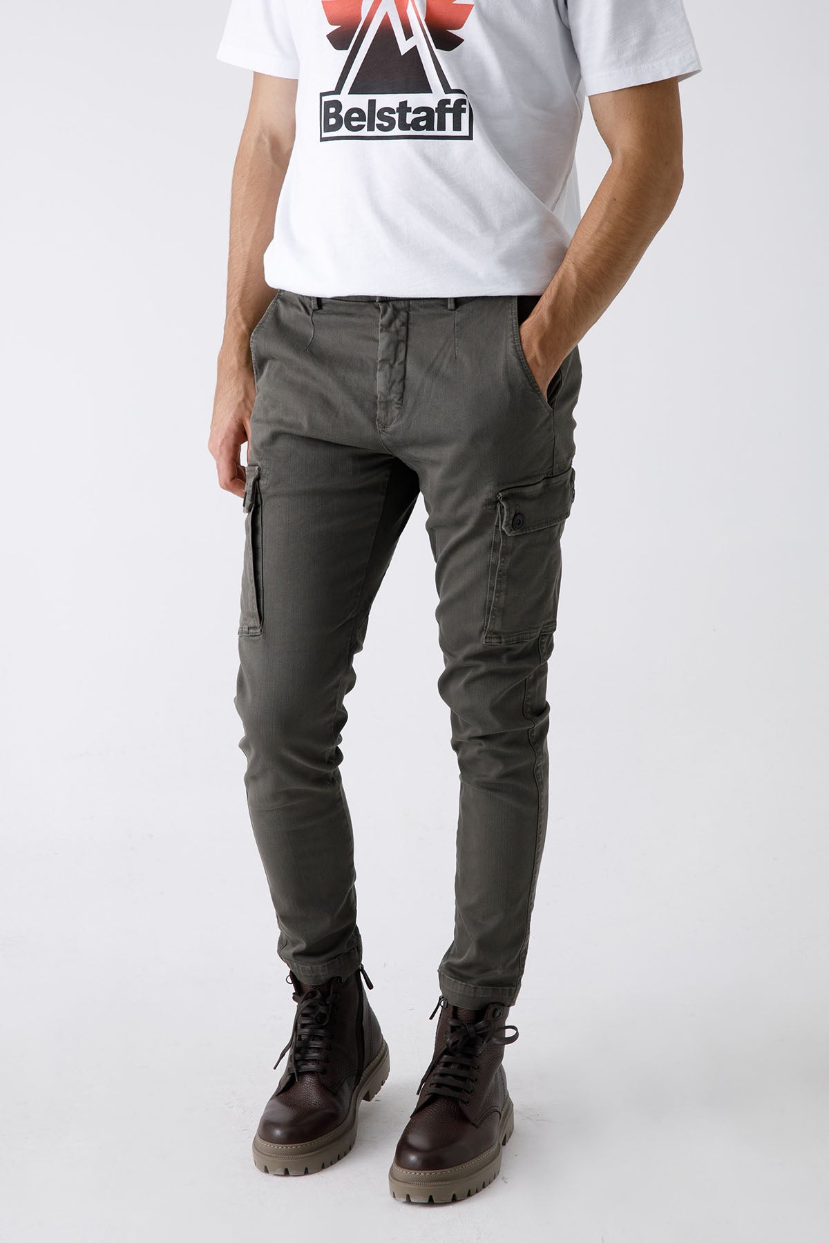 Replay Jaan Hyperflex X-Lite Slim Fit Kargo Pantolon-Libas Trendy Fashion Store