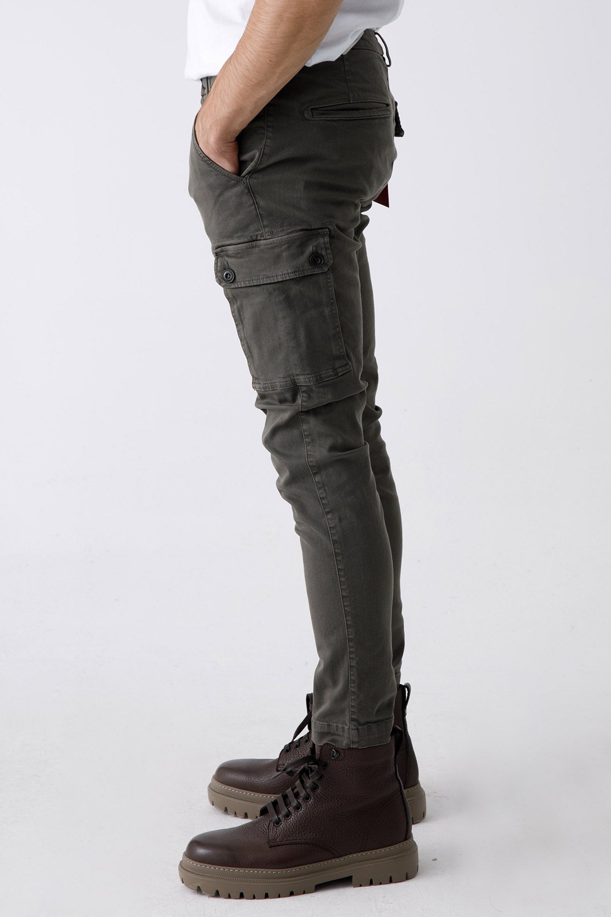 Replay Jaan Hyperflex X-Lite Slim Fit Kargo Pantolon-Libas Trendy Fashion Store