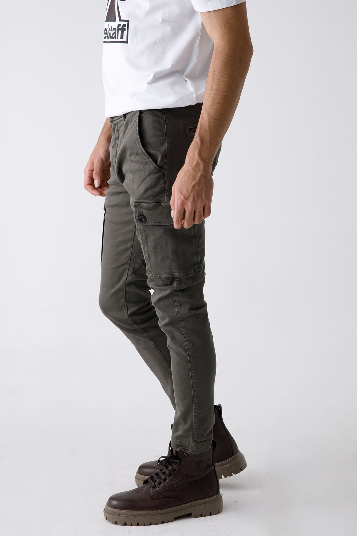 Replay Jaan Hyperflex X-Lite Slim Fit Kargo Pantolon-Libas Trendy Fashion Store