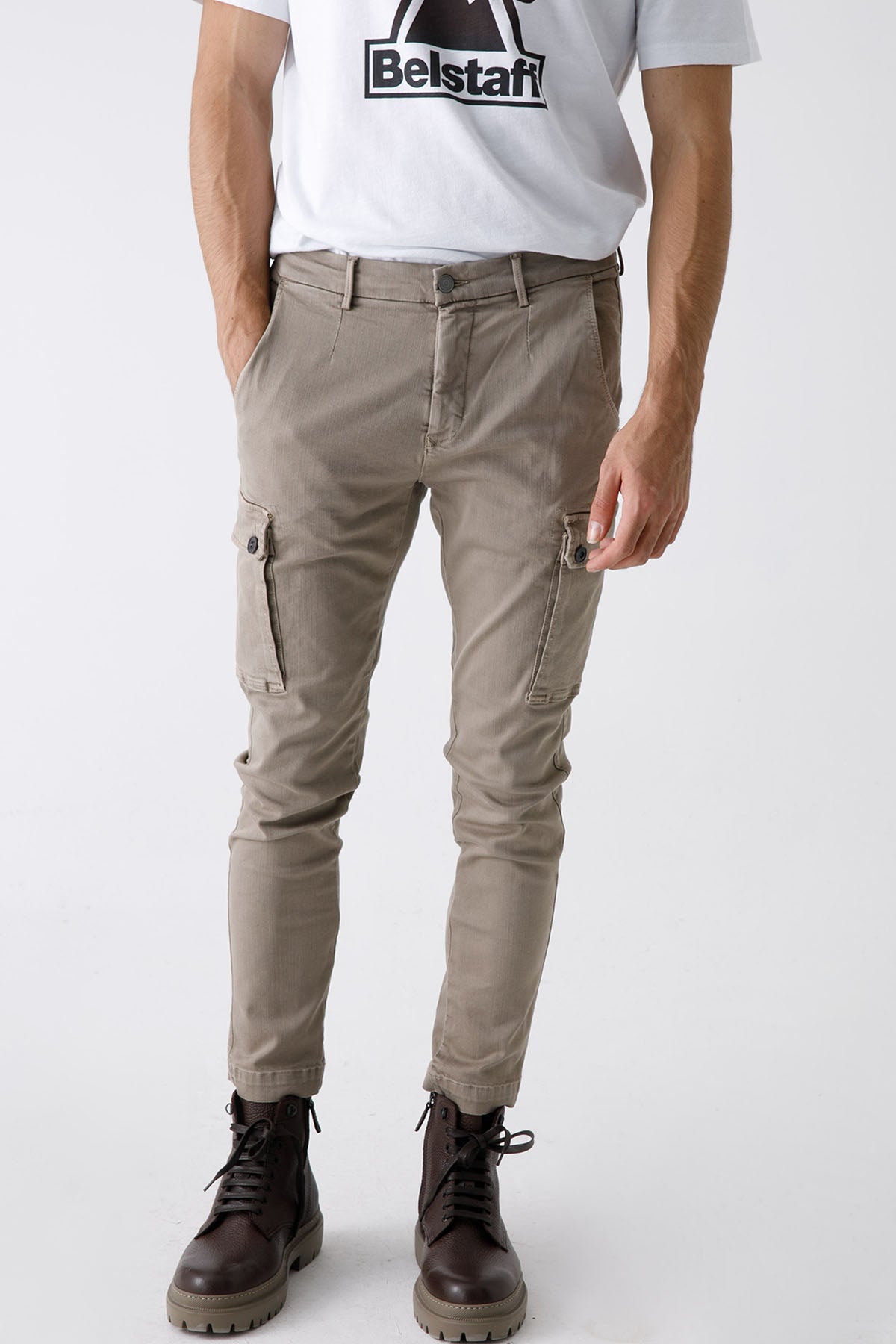 Replay Jaan Hyperflex X-Lite Slim Fit Kargo Pantolon-Libas Trendy Fashion Store