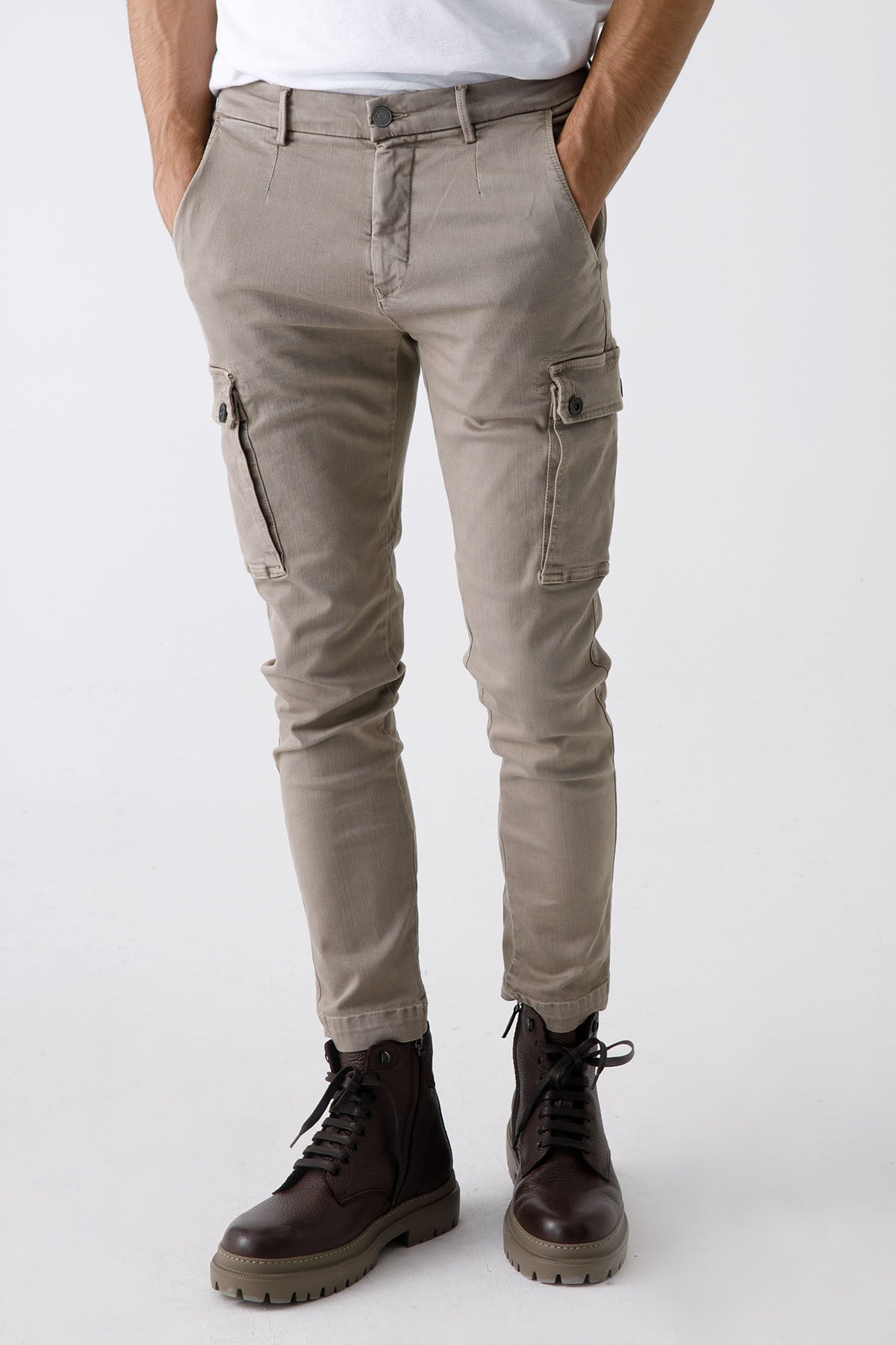 Replay Jaan Hyperflex X-Lite Slim Fit Kargo Pantolon-Libas Trendy Fashion Store