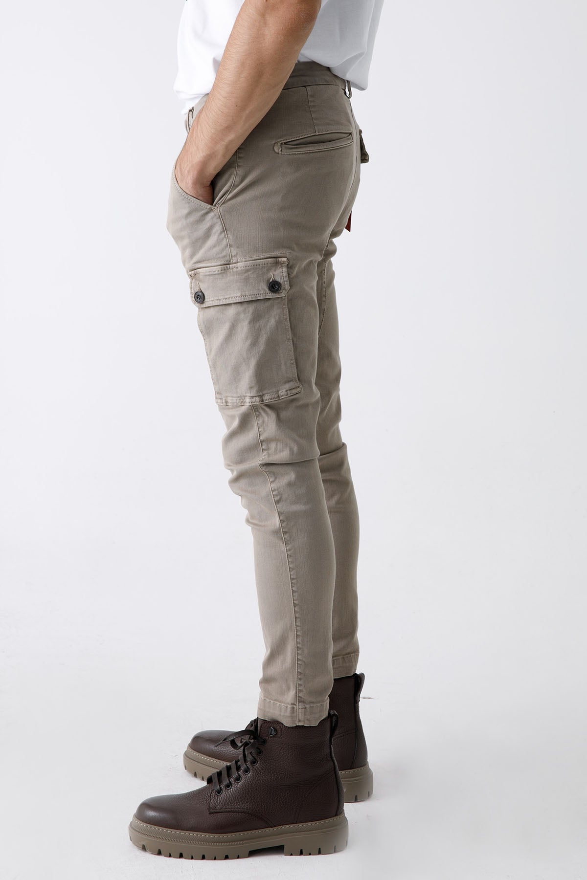 Replay Jaan Hyperflex X-Lite Slim Fit Kargo Pantolon-Libas Trendy Fashion Store