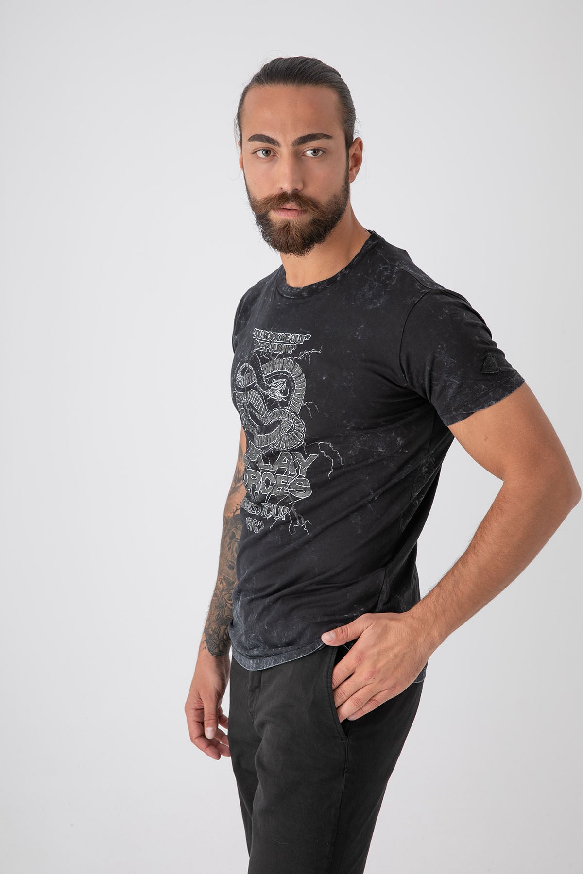 Replay Eskitme Efektli T-shirt-Libas Trendy Fashion Store