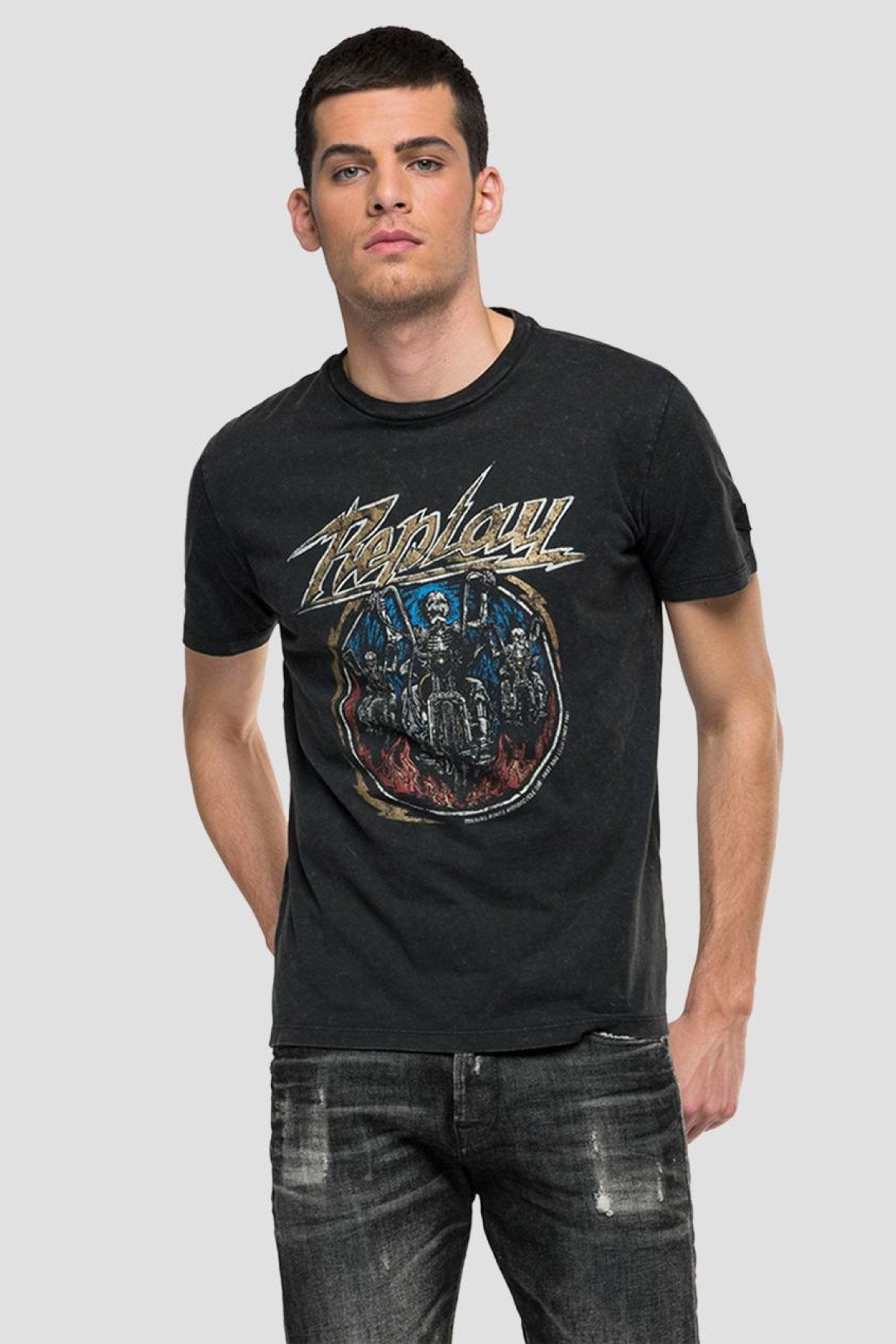 Replay Logolu T-shirt-Libas Trendy Fashion Store