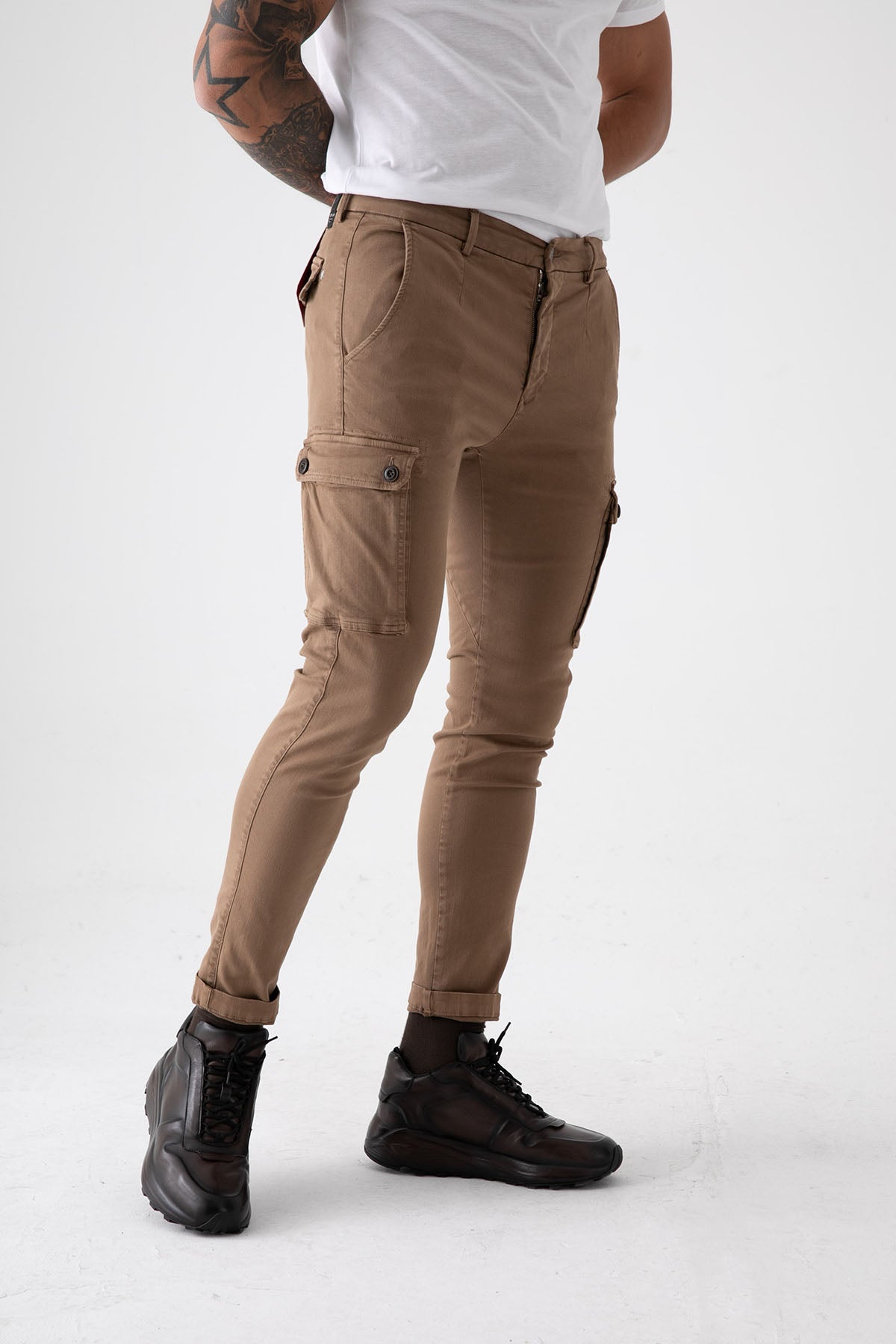 Replay Jaan Hyperflex X-Lite Slim Fit Kargo Pantolon-Libas Trendy Fashion Store