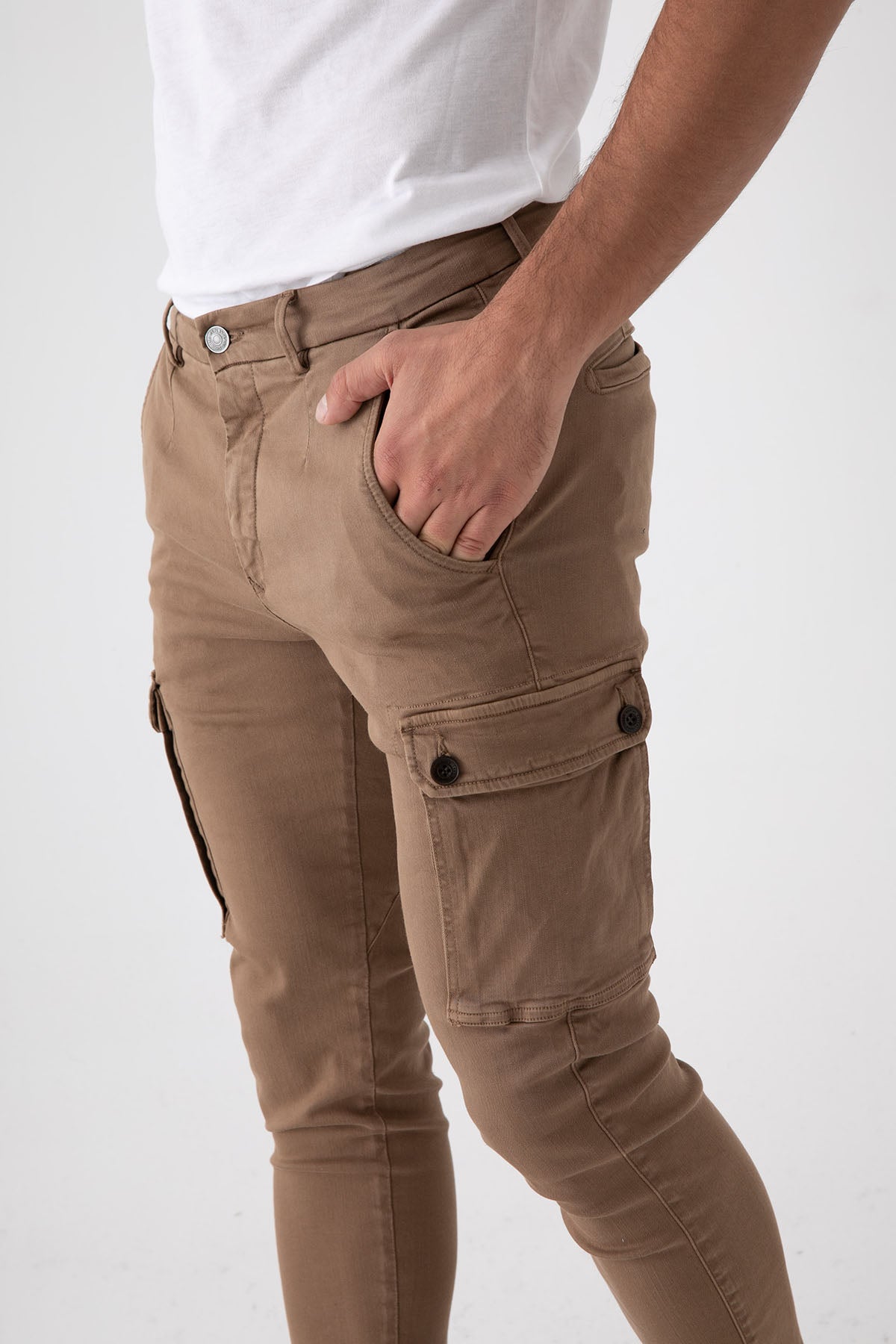 Replay Jaan Hyperflex X-Lite Slim Fit Kargo Pantolon-Libas Trendy Fashion Store