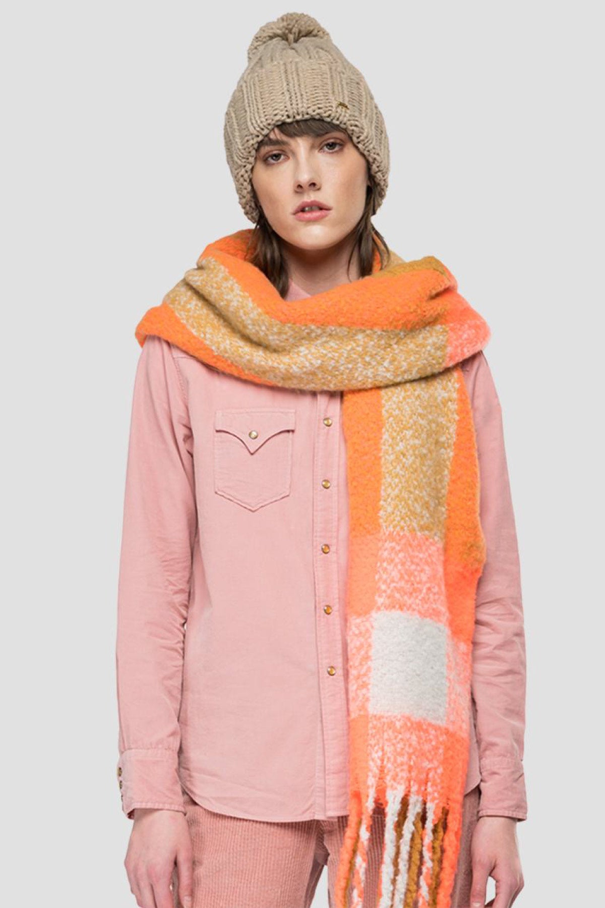 Replay Fitilli Kadife Gömlek-Libas Trendy Fashion Store