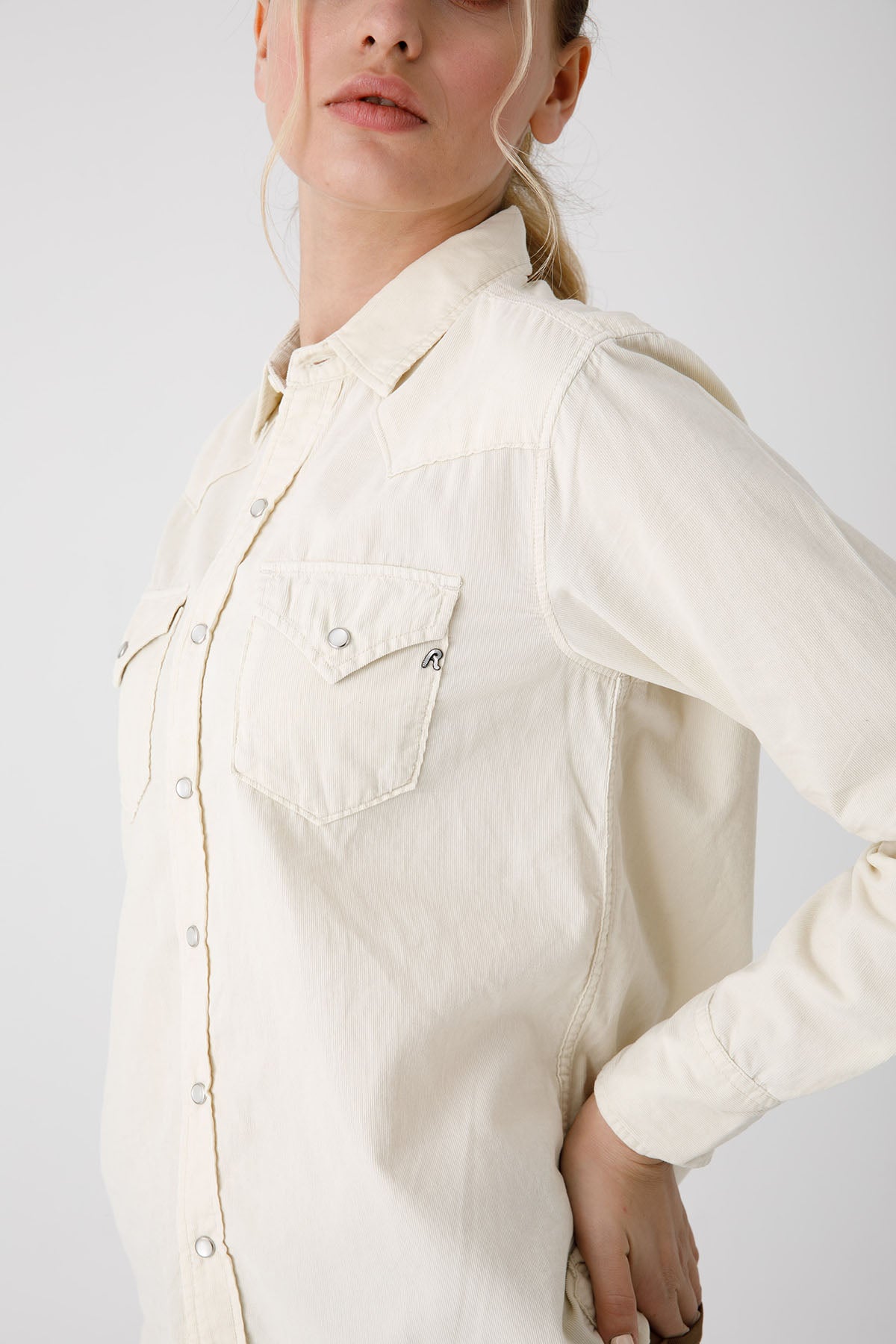 Replay Fitilli Kadife Gömlek-Libas Trendy Fashion Store