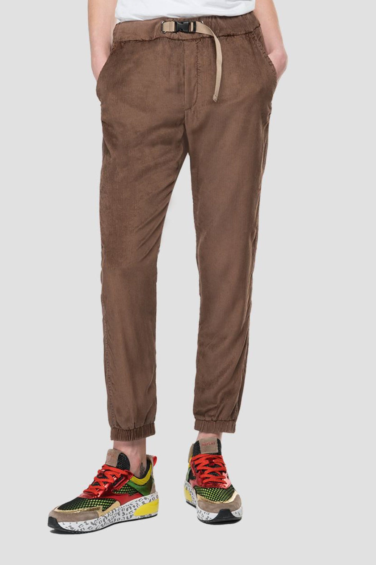 Replay Fitilli Kadife Pantolon-Libas Trendy Fashion Store