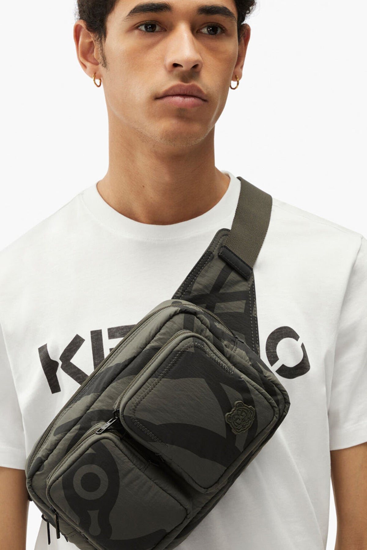 Kenzo Kaplan Grafik Desenli Freebag Çanta-Libas Trendy Fashion Store