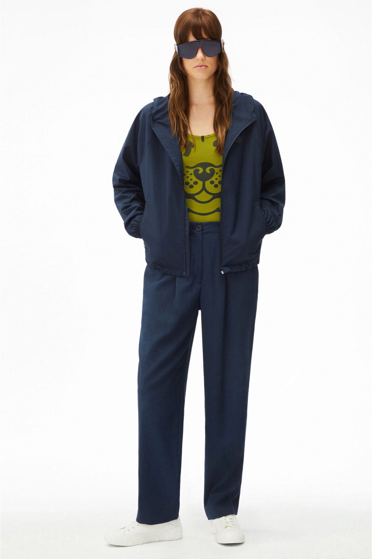 Kenzo Sırtta Kaplan Logolu Rüzgarlık Mont-Libas Trendy Fashion Store